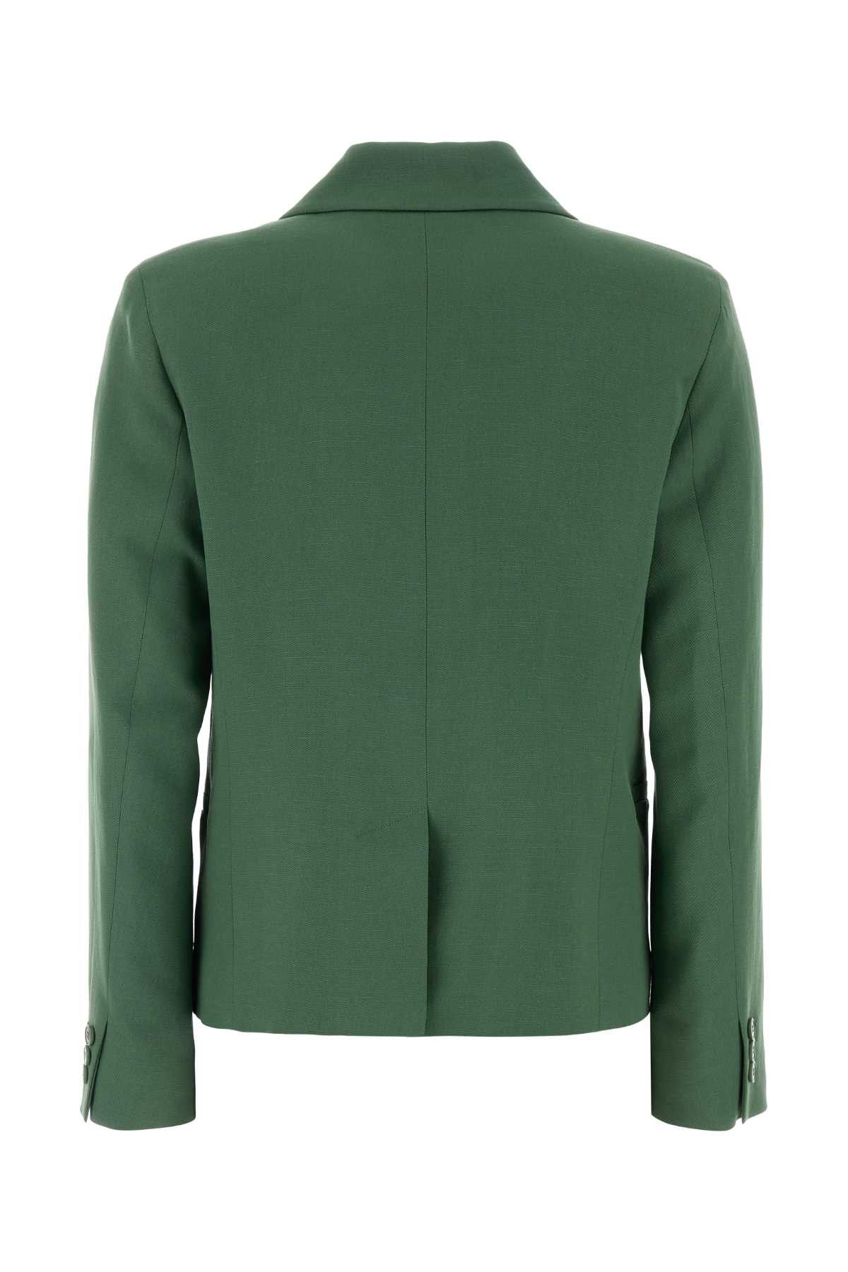 Weekend Max Mara Green Blend Embi Blazer Size M / US 6-8 / IT 42-44 - 2 Thumbnail