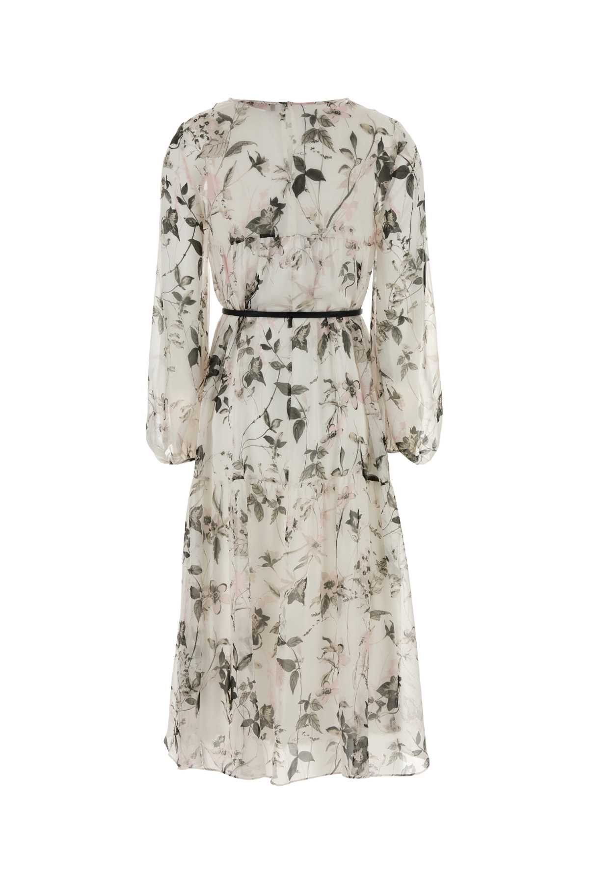 Max Mara Printed Silk Campo Dress Size S / US 4 / IT 40 - 2 Thumbnail