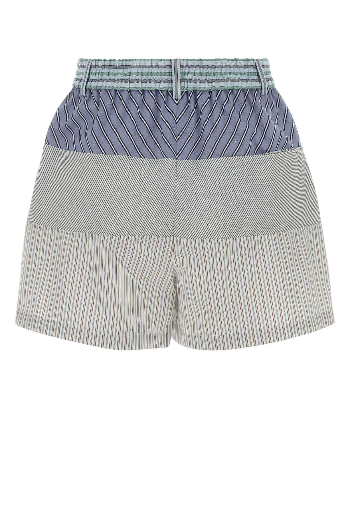 Moschino Embroidered Poplin Shorts Size 26" / US 2 / IT 38 - 2 Thumbnail