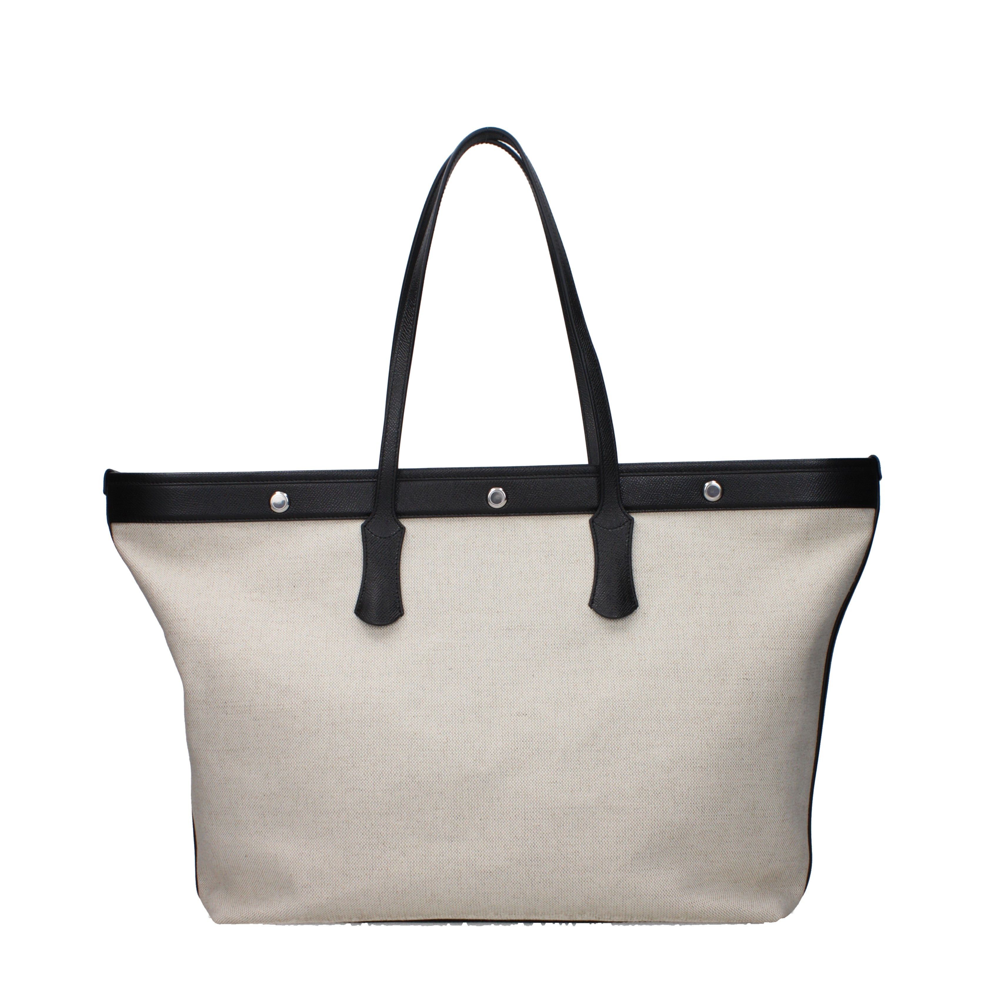 Dolce & Gabbana Dolce&Gabbana Shoulder Bags Men Fabric Beige/Black Size ONE SIZE - 3 Thumbnail