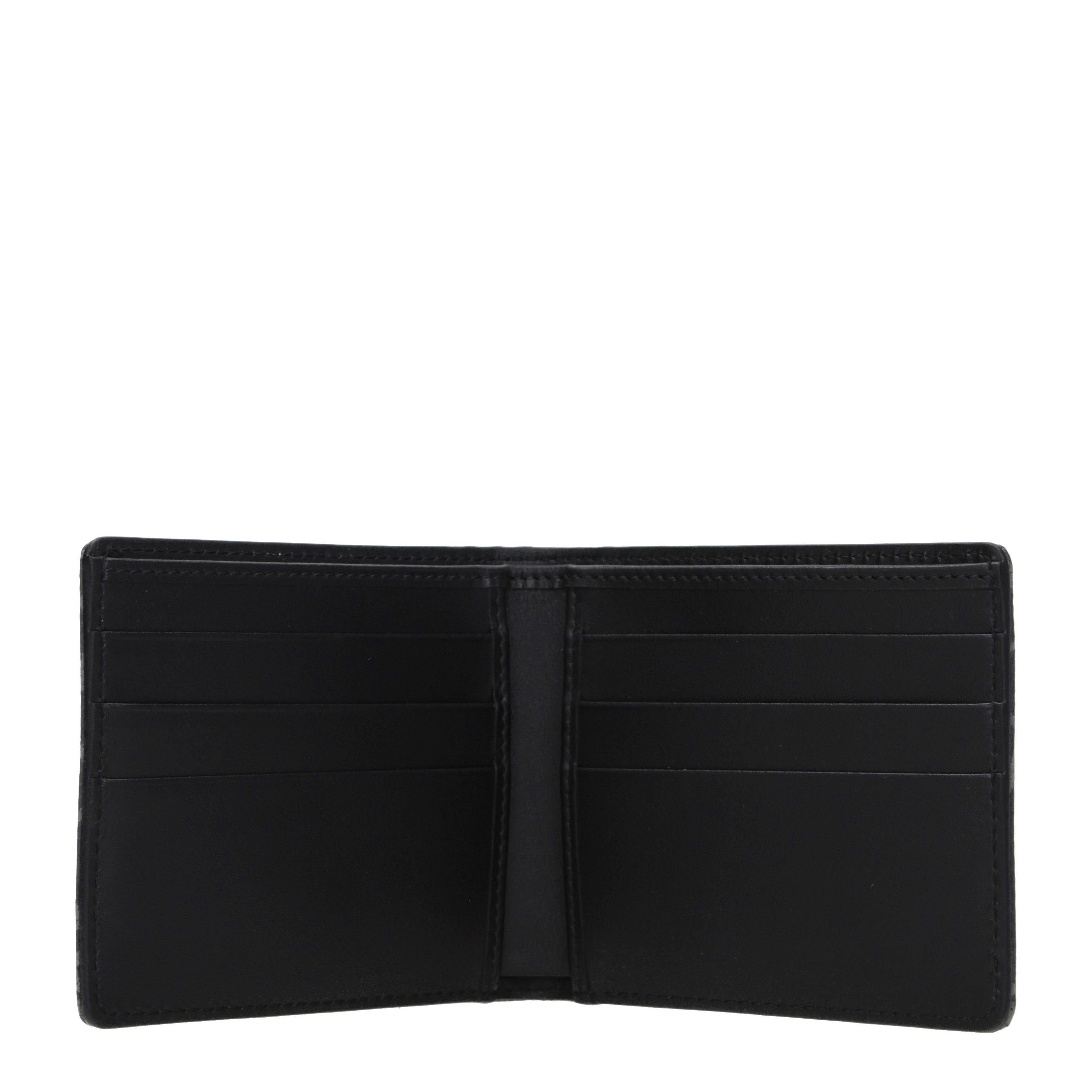 Dolce & Gabbana Dolce&Gabbana Wallets Men Fabric Black/Grey Size ONE SIZE - 2 Thumbnail