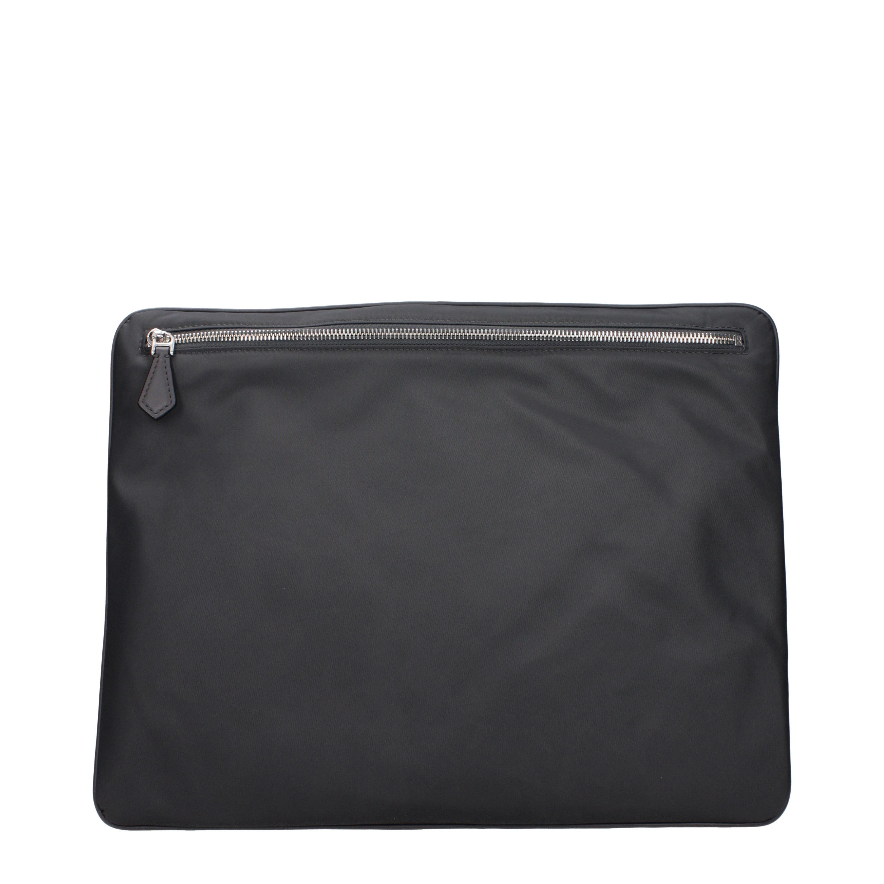 Dolce & Gabbana Dolce&Gabbana Clutches Men Fabric Gray Size ONE SIZE - 3 Thumbnail