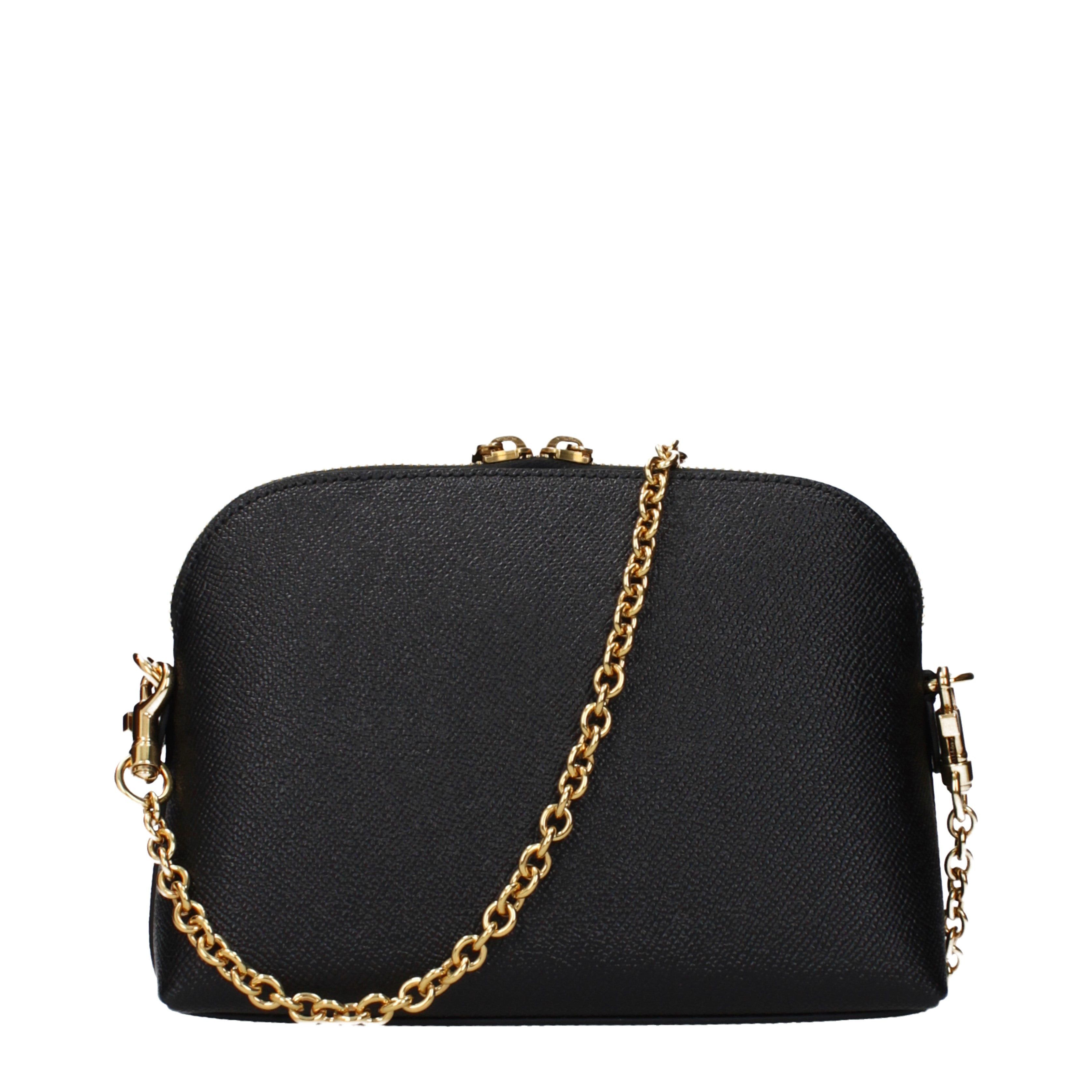 Dolce & Gabbana Dolce&Gabbana Shoulder Bags Women Leather Black Size ONE SIZE - 3 Thumbnail