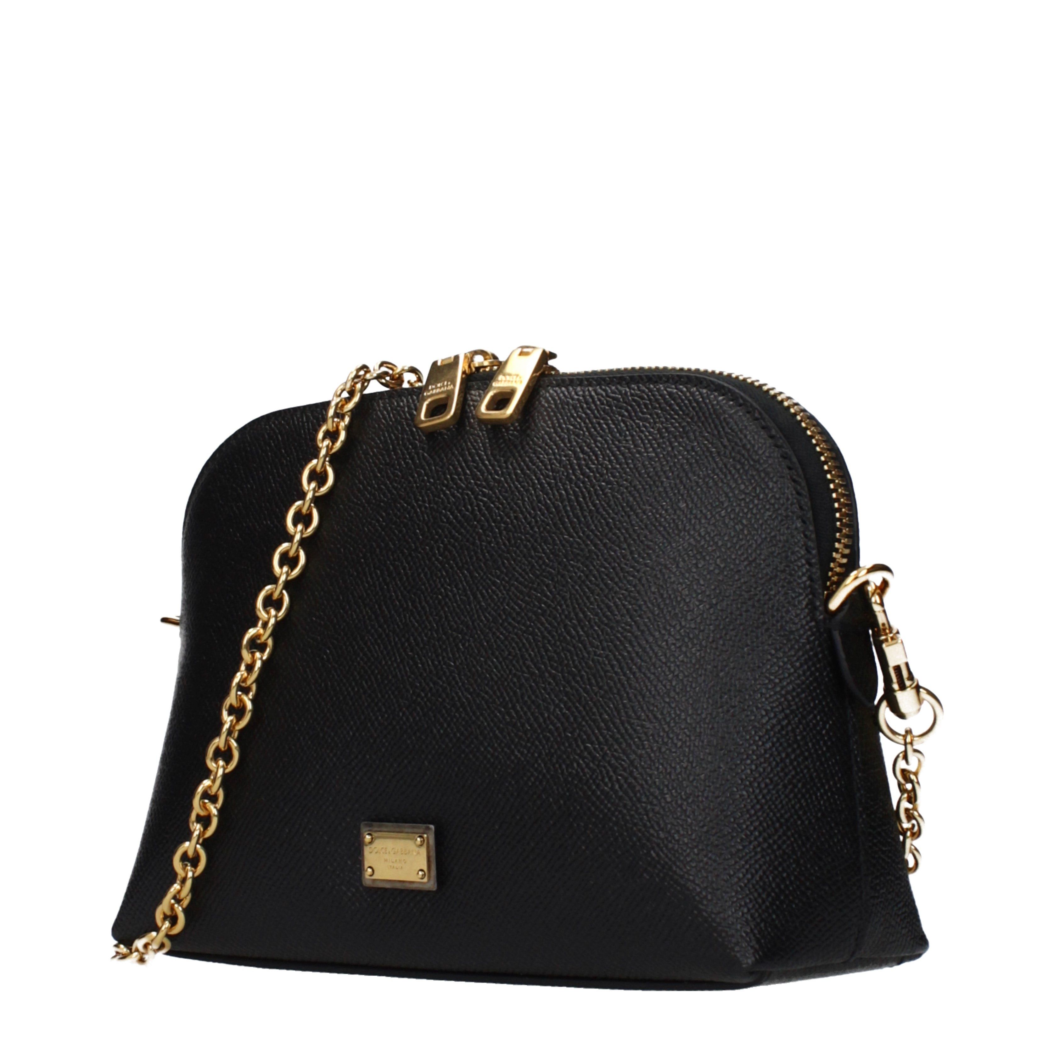 Dolce & Gabbana Dolce&Gabbana Shoulder Bags Women Leather Black Size ONE SIZE - 2 Thumbnail