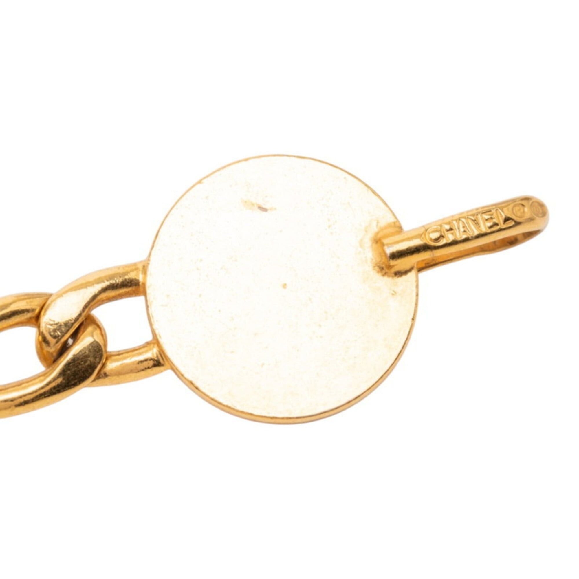 Chanel Chanel Coco Mark Vintage 6-Link Chain Belt Gold Plated Women's CHANEL Size ONE SIZE - 5 Thumbnail