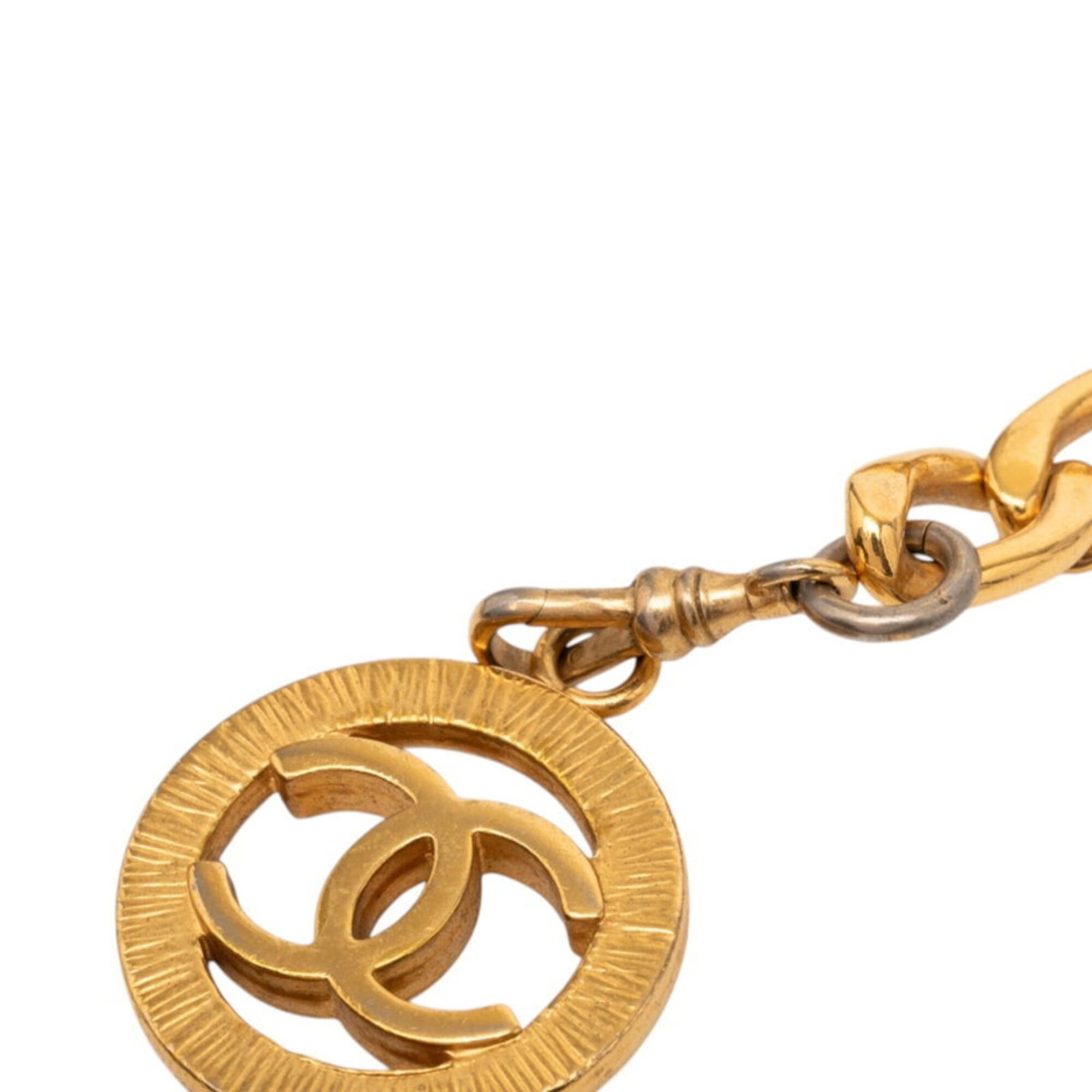 Chanel Chanel Coco Mark Vintage 6-Link Chain Belt Gold Plated Women's CHANEL Size ONE SIZE - 3 Thumbnail