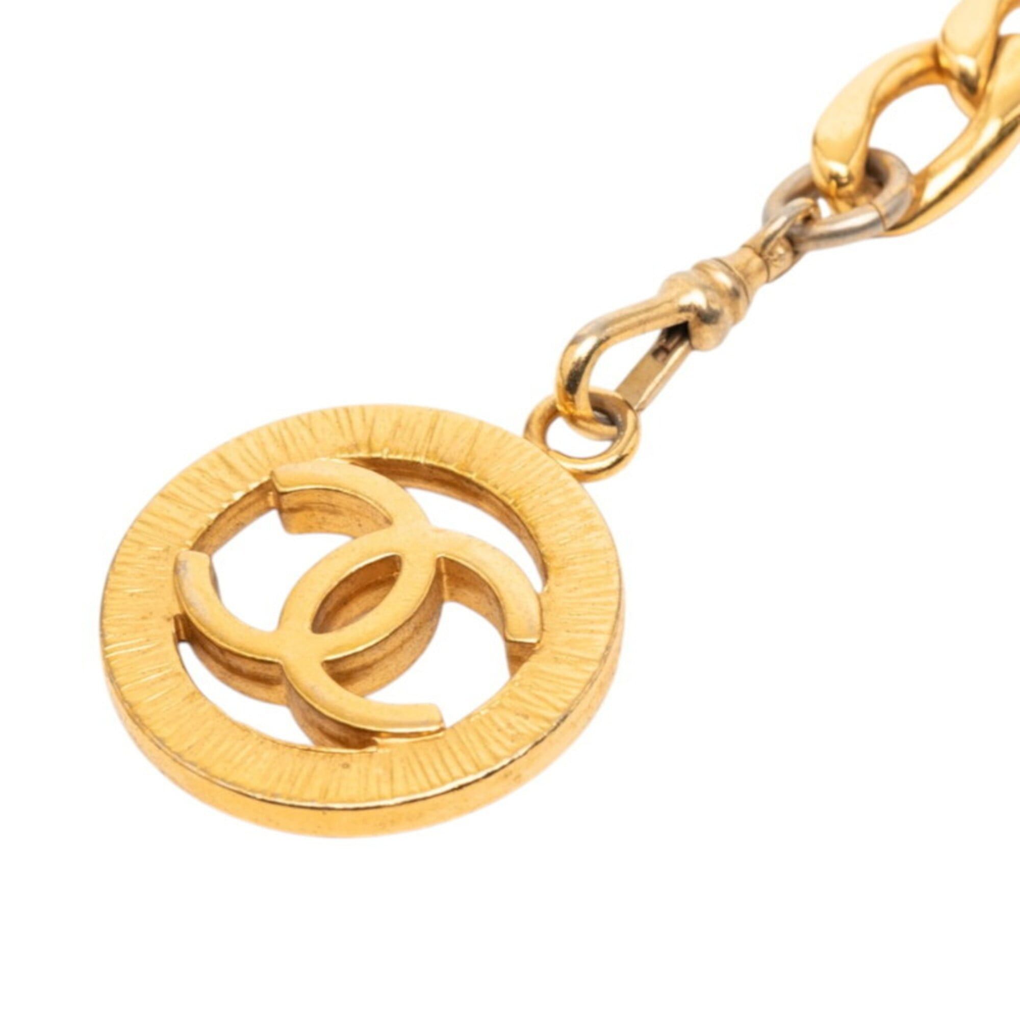 Chanel Chanel Coco Mark Vintage 6-Link Chain Belt Gold Plated Women's CHANEL Size ONE SIZE - 2 Thumbnail