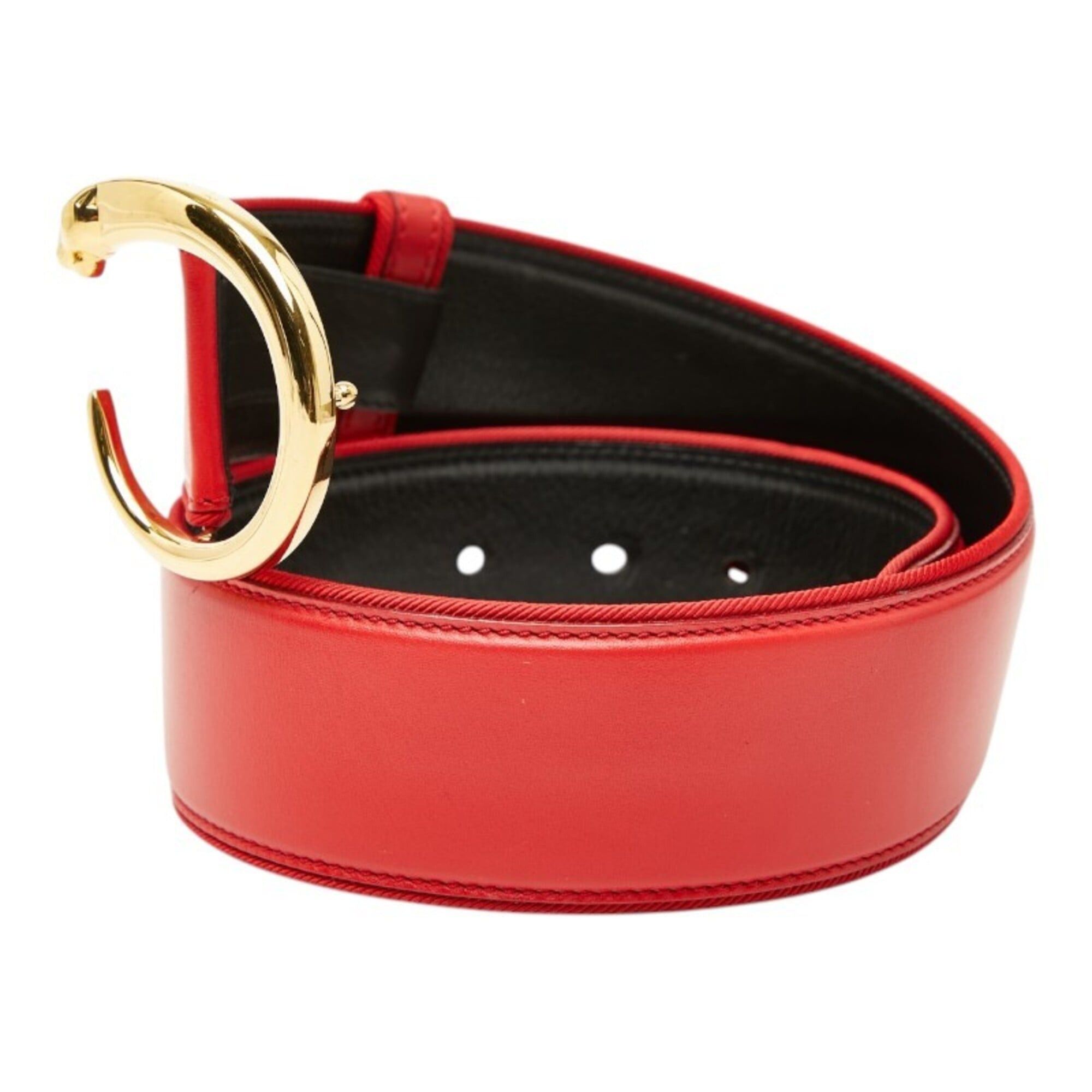 Cartier Cartier Panthère Belt, Size: S, Red Gold Leather, Women's, CARTIER Size ONE SIZE - 2 Thumbnail
