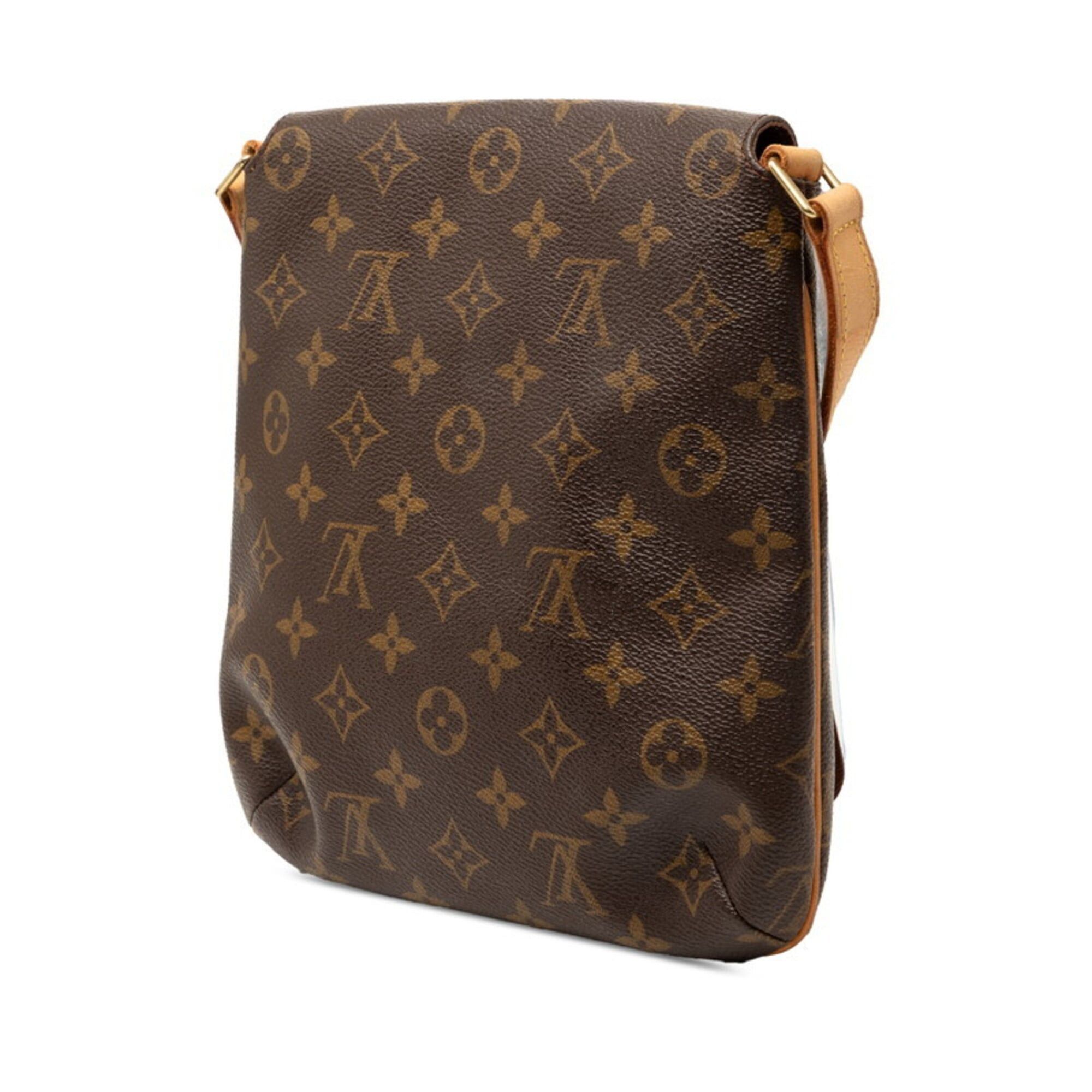 Louis Vuitton Louis Vuitton Monogram Musette Salsa Short Shoulder Bag M51258 Brown Leather Women's LOUIS VUITTON Size ONE SIZE - 2 Thumbnail
