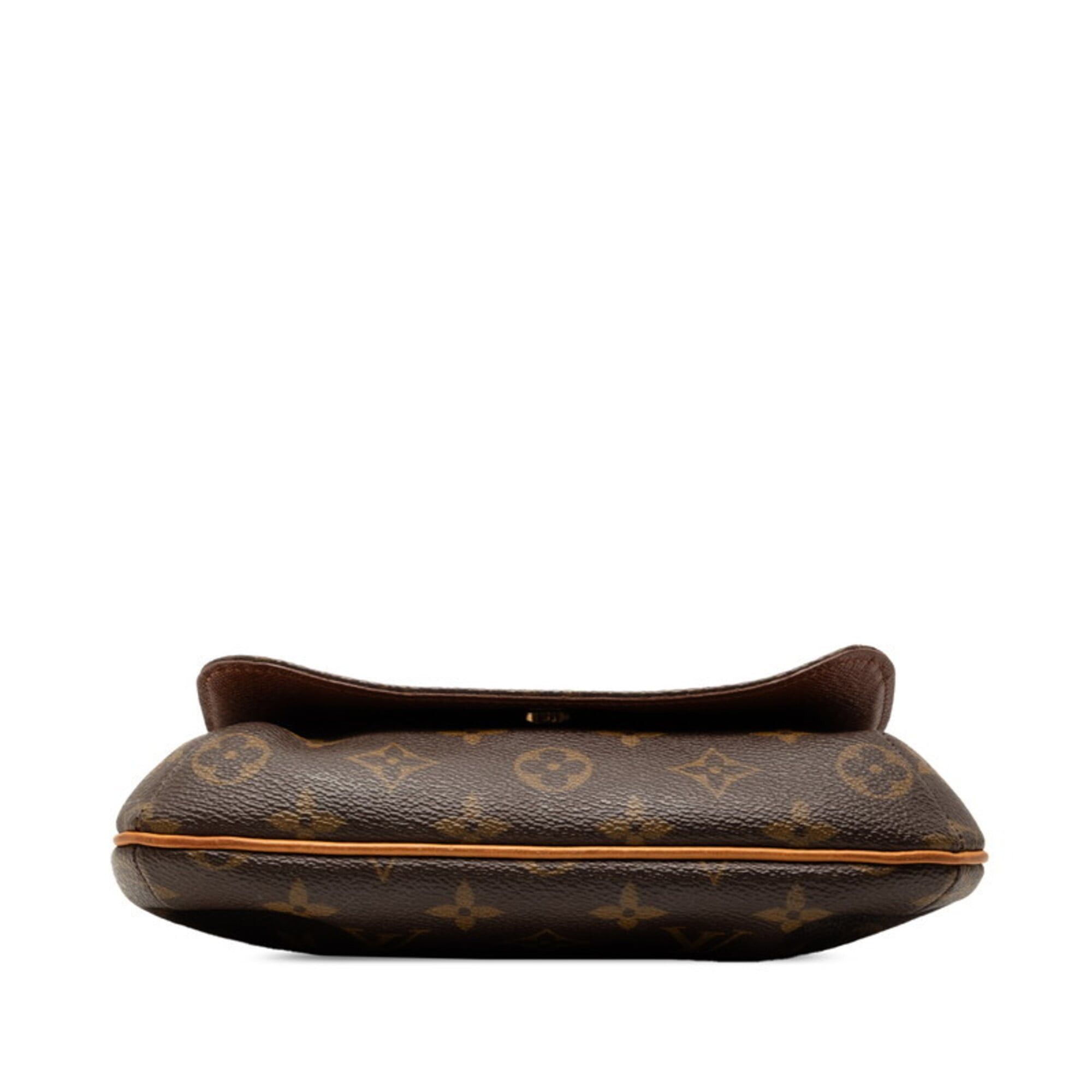 Louis Vuitton Louis Vuitton Monogram Musette Salsa Short Shoulder Bag M51258 Brown Leather Women's LOUIS VUITTON Size ONE SIZE - 3 Thumbnail