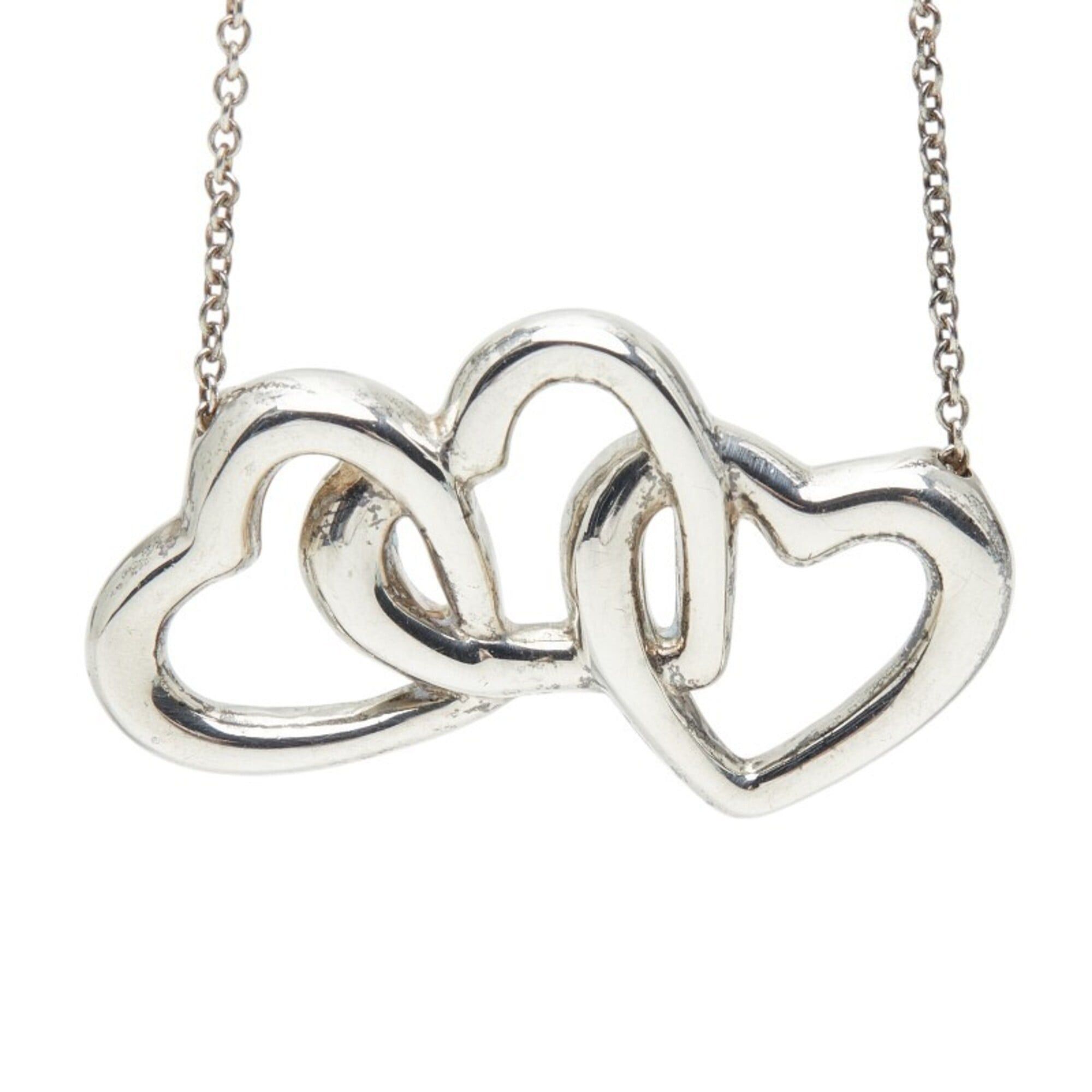 Tiffany & Co. Tiffany & Co. Triple Heart Necklace, SV925 Silver, Women's. Size ONE SIZE - 2 Thumbnail