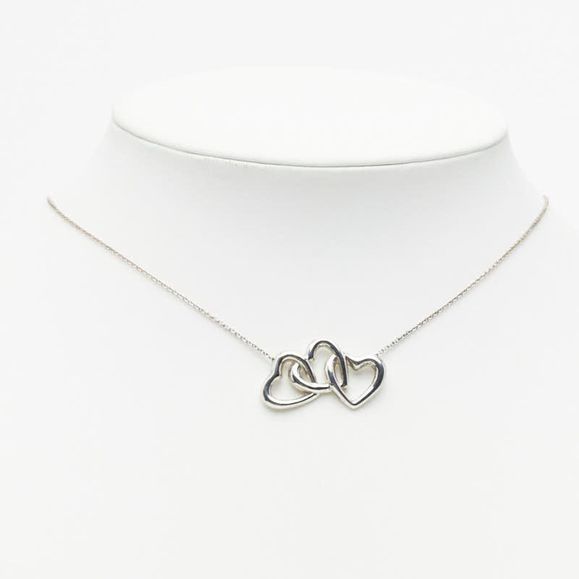 Tiffany & Co. Tiffany & Co. Triple Heart Necklace, SV925 Silver, Women's. Size ONE SIZE - 8 Thumbnail