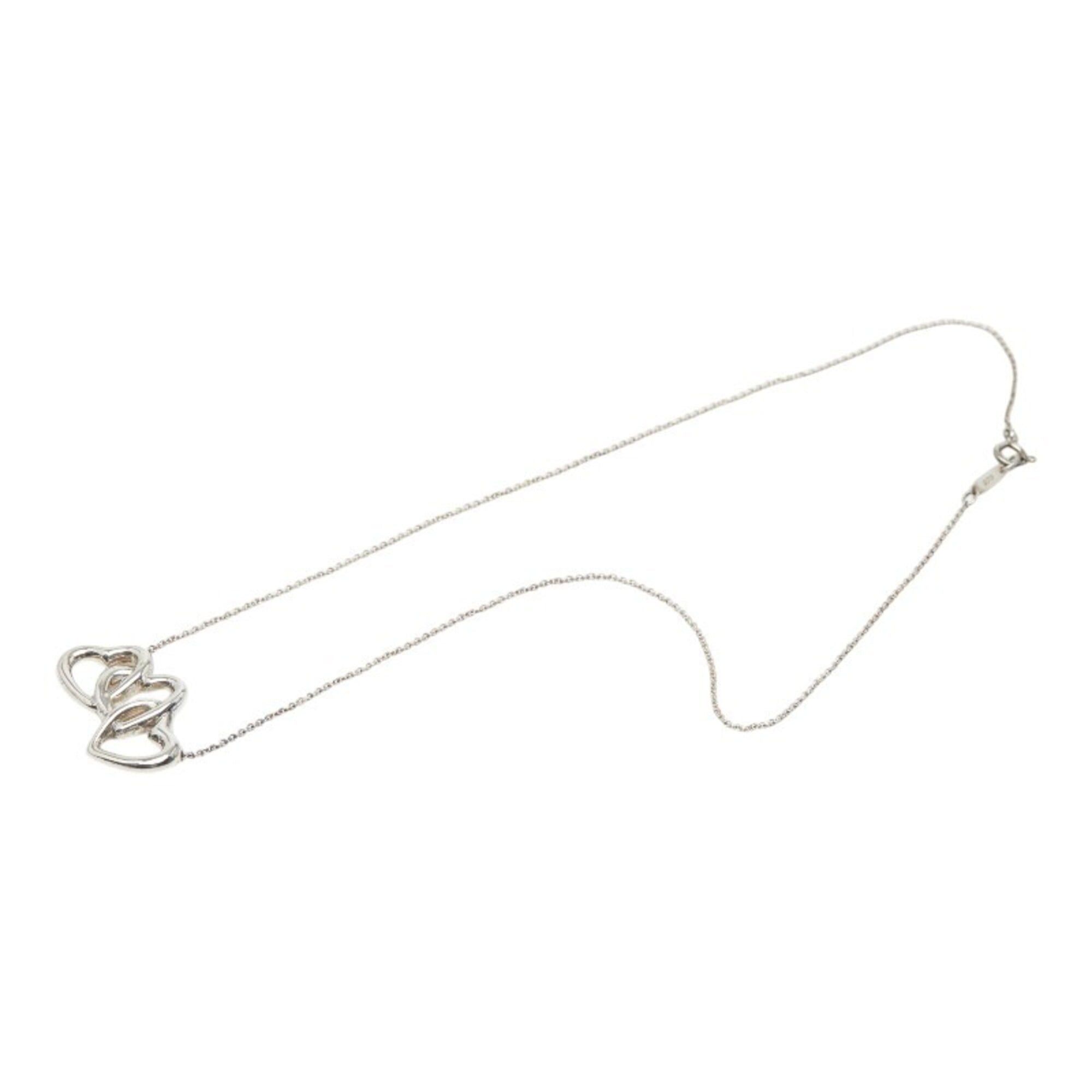 Tiffany & Co. Tiffany & Co. Triple Heart Necklace, SV925 Silver, Women's. Size ONE SIZE - 4 Thumbnail
