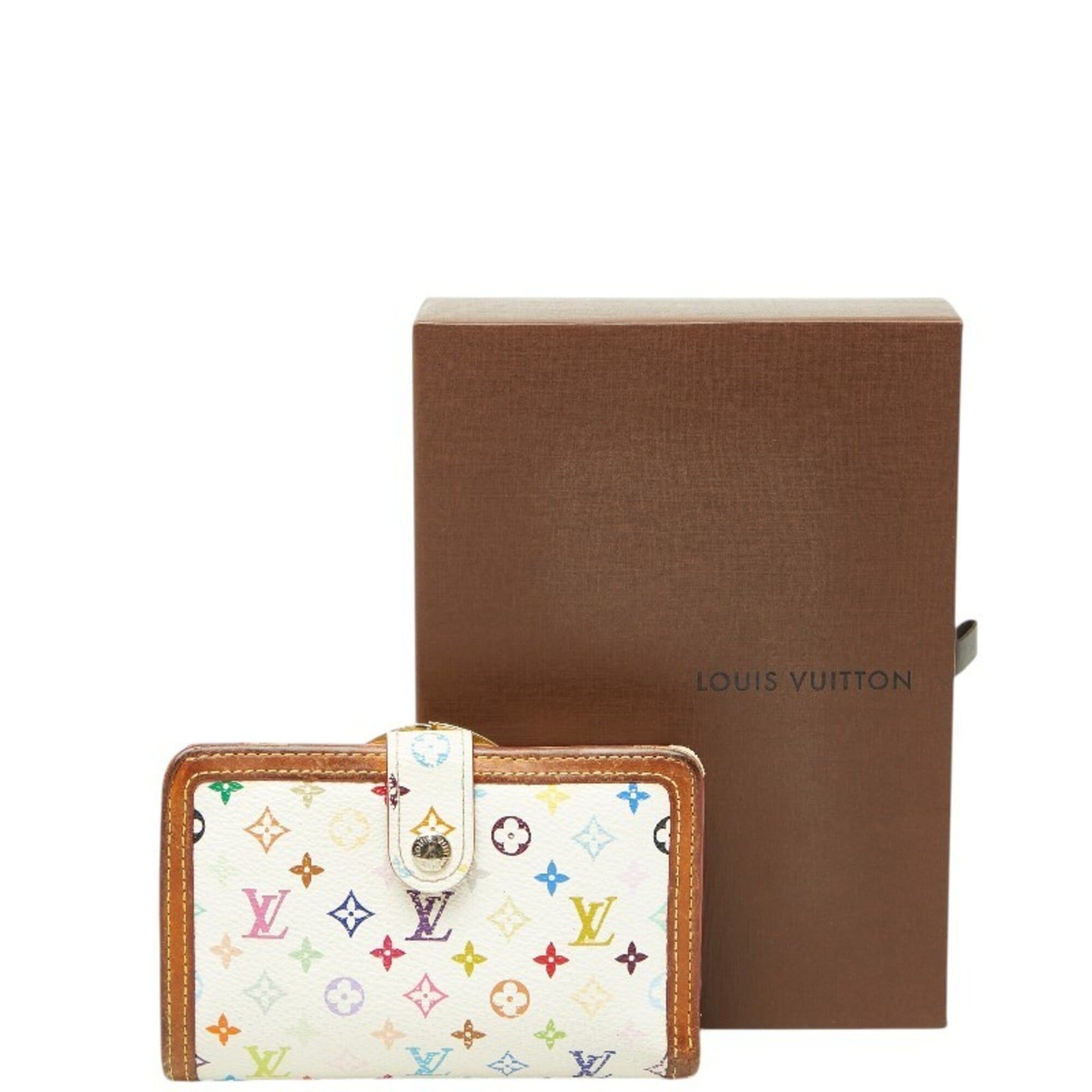 Louis Vuitton Louis Vuitton Multicolor Porte Monnaie Bifold Wallet M92987 Multi Leather Women's LOUIS VUITTON Size ONE SIZE - 11 Thumbnail