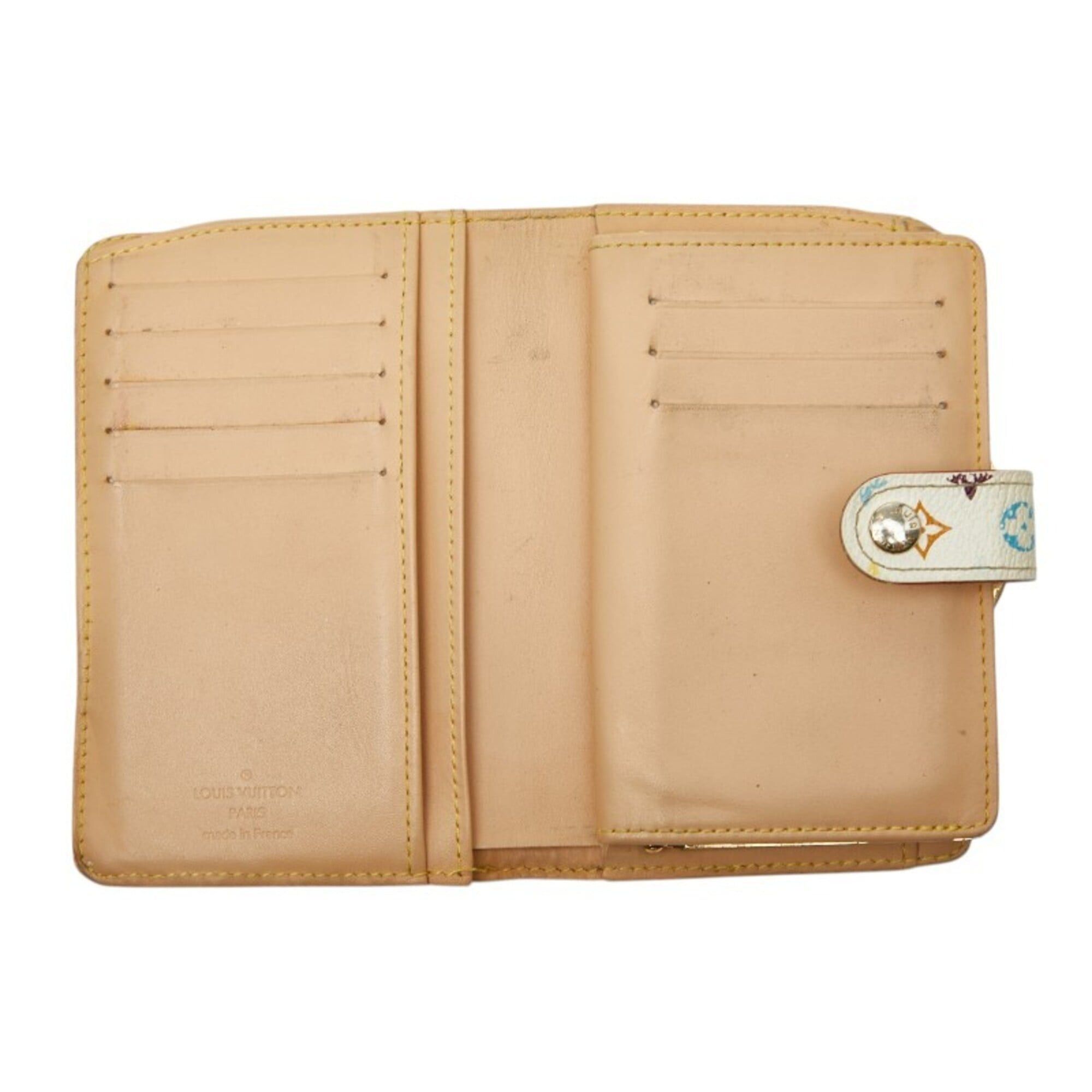 Louis Vuitton Louis Vuitton Multicolor Porte Monnaie Bifold Wallet M92987 Multi Leather Women's LOUIS VUITTON Size ONE SIZE - 8 Thumbnail