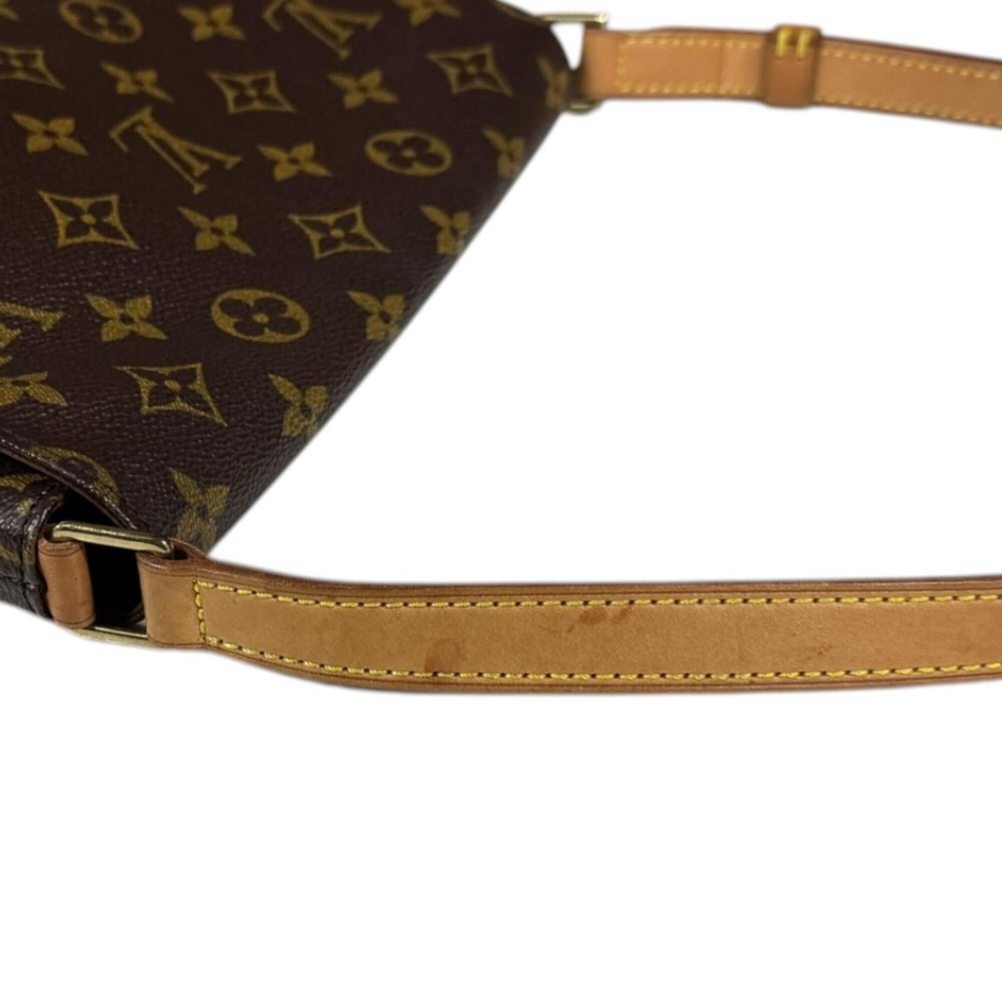 Louis Vuitton Louis Vuitton Musette Tango Short Monogram Shoulder Bag, Canvas M51257 Brown, Women's LOUIS VUITTON Size ONE SIZE - 11 Thumbnail