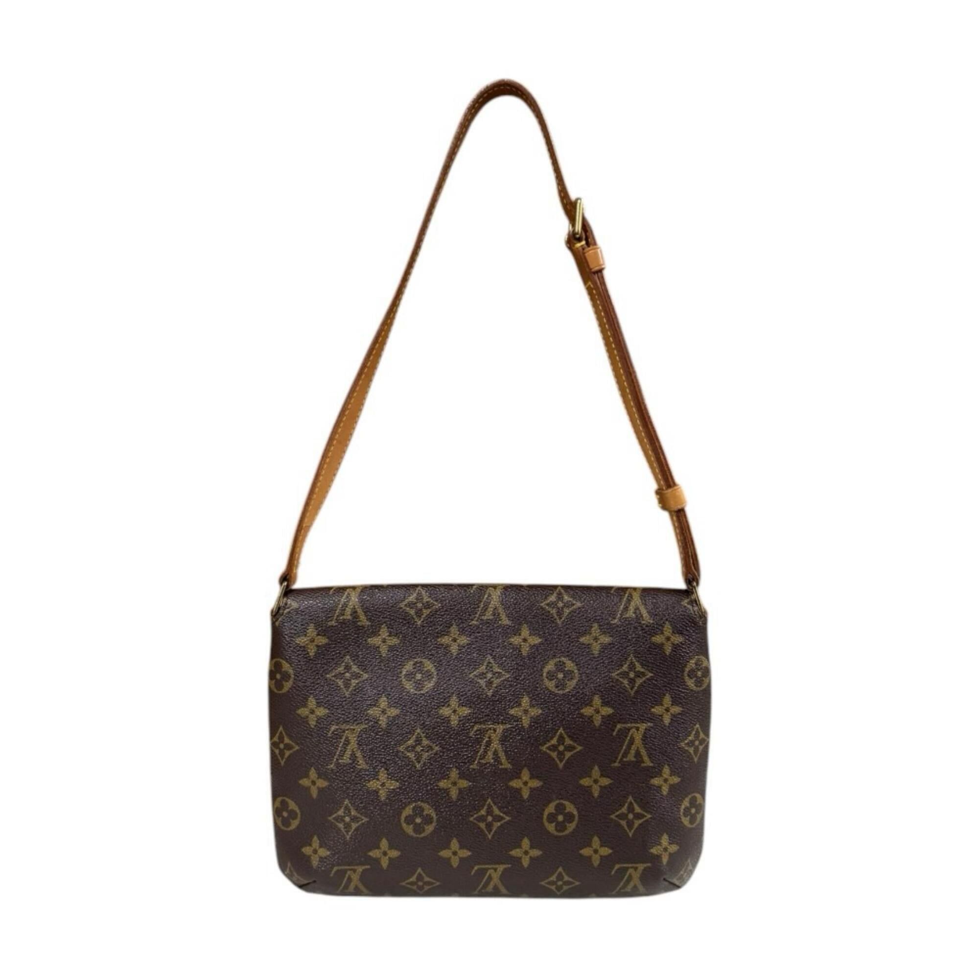Louis Vuitton Louis Vuitton Musette Tango Short Monogram Shoulder Bag, Canvas M51257 Brown, Women's LOUIS VUITTON Size ONE SIZE - 3 Thumbnail
