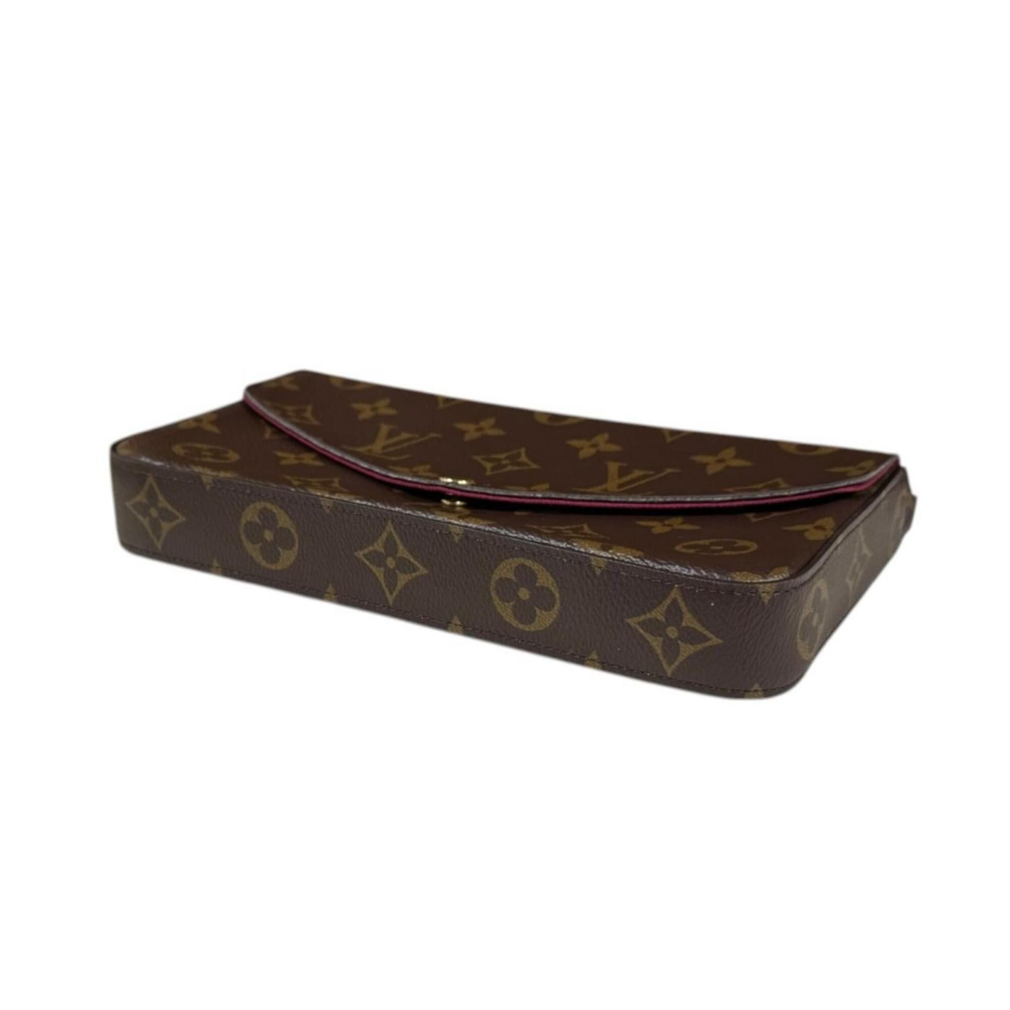 Louis Vuitton Louis Vuitton Pochette Felicie Monogram Shoulder Bag, Canvas M61276 Brown, Women's, LOUIS VUITTON, 2-way Chain Size ONE SIZE - 5 Thumbnail