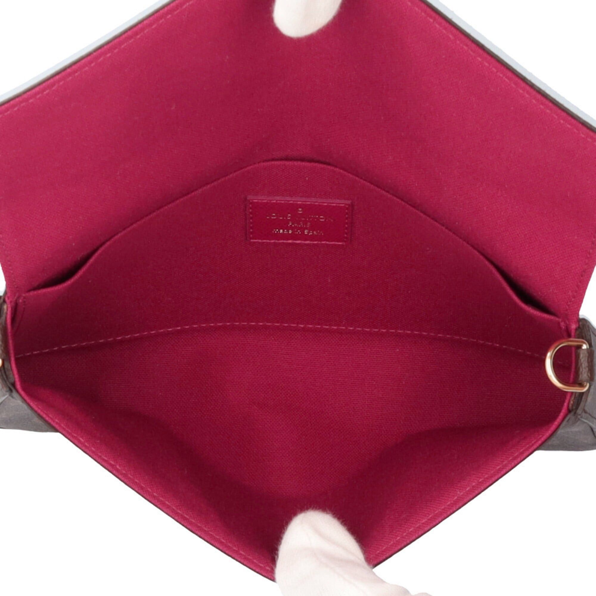 Louis Vuitton Louis Vuitton Pochette Felicie Monogram Shoulder Bag, Canvas M61276 Brown, Women's, LOUIS VUITTON, 2-way Chain Size ONE SIZE - 6 Thumbnail