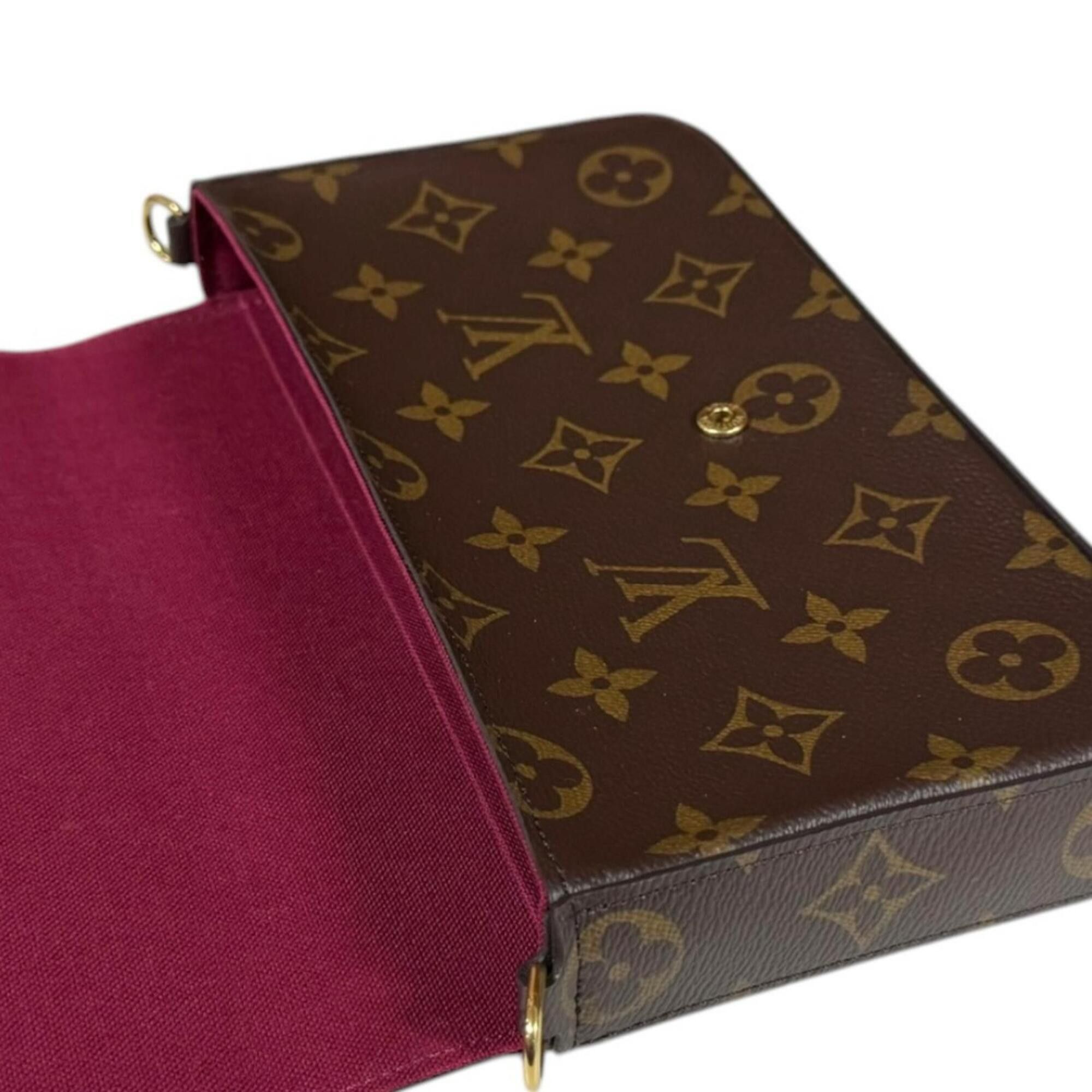 Louis Vuitton Louis Vuitton Pochette Felicie Monogram Shoulder Bag, Canvas M61276 Brown, Women's, LOUIS VUITTON, 2-way Chain Size ONE SIZE - 9 Thumbnail