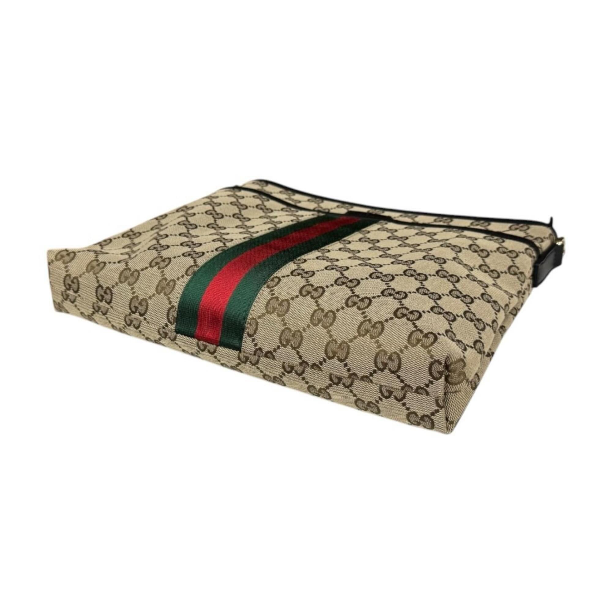 Gucci Gucci Sherry Shoulder Bag, GG Canvas 388926, Beige, Women's, GUCCI Size ONE SIZE - 5 Thumbnail