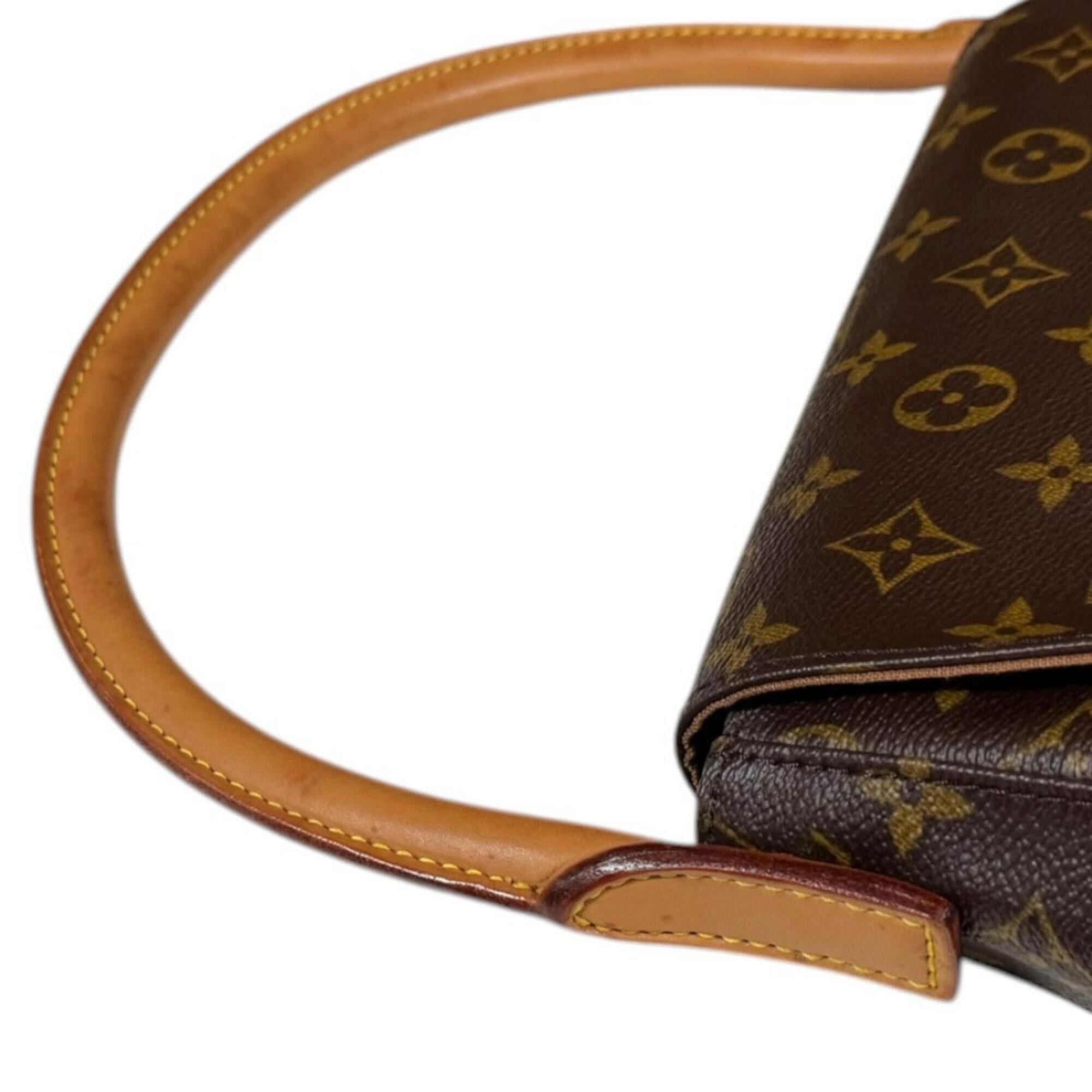 Louis Vuitton Louis Vuitton Mini Looping Monogram Handbag, Canvas M51147 Brown, Women's LOUIS VUITTON Size ONE SIZE - 8 Thumbnail