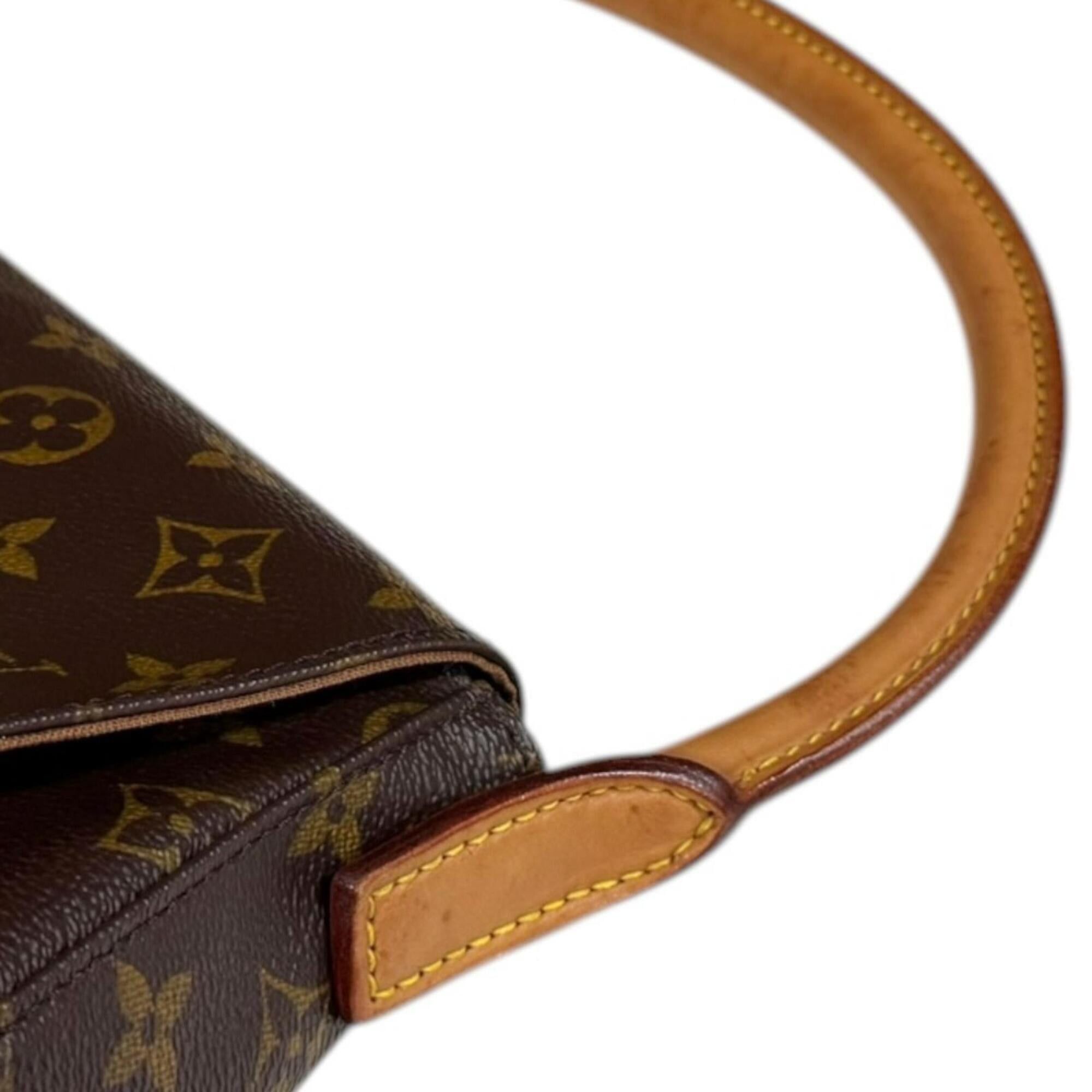 Louis Vuitton Louis Vuitton Mini Looping Monogram Handbag, Canvas M51147 Brown, Women's LOUIS VUITTON Size ONE SIZE - 9 Thumbnail