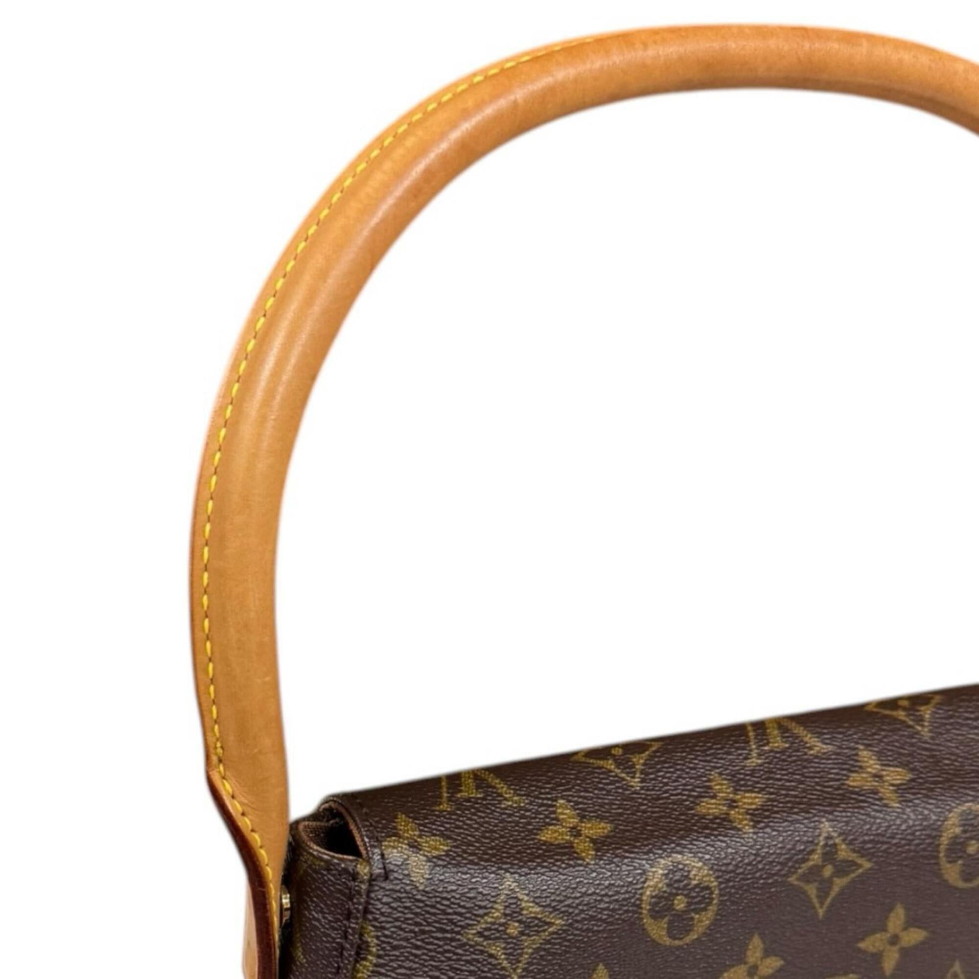 Louis Vuitton Louis Vuitton Mini Looping Monogram Handbag, Canvas M51147 Brown, Women's LOUIS VUITTON Size ONE SIZE - 10 Thumbnail