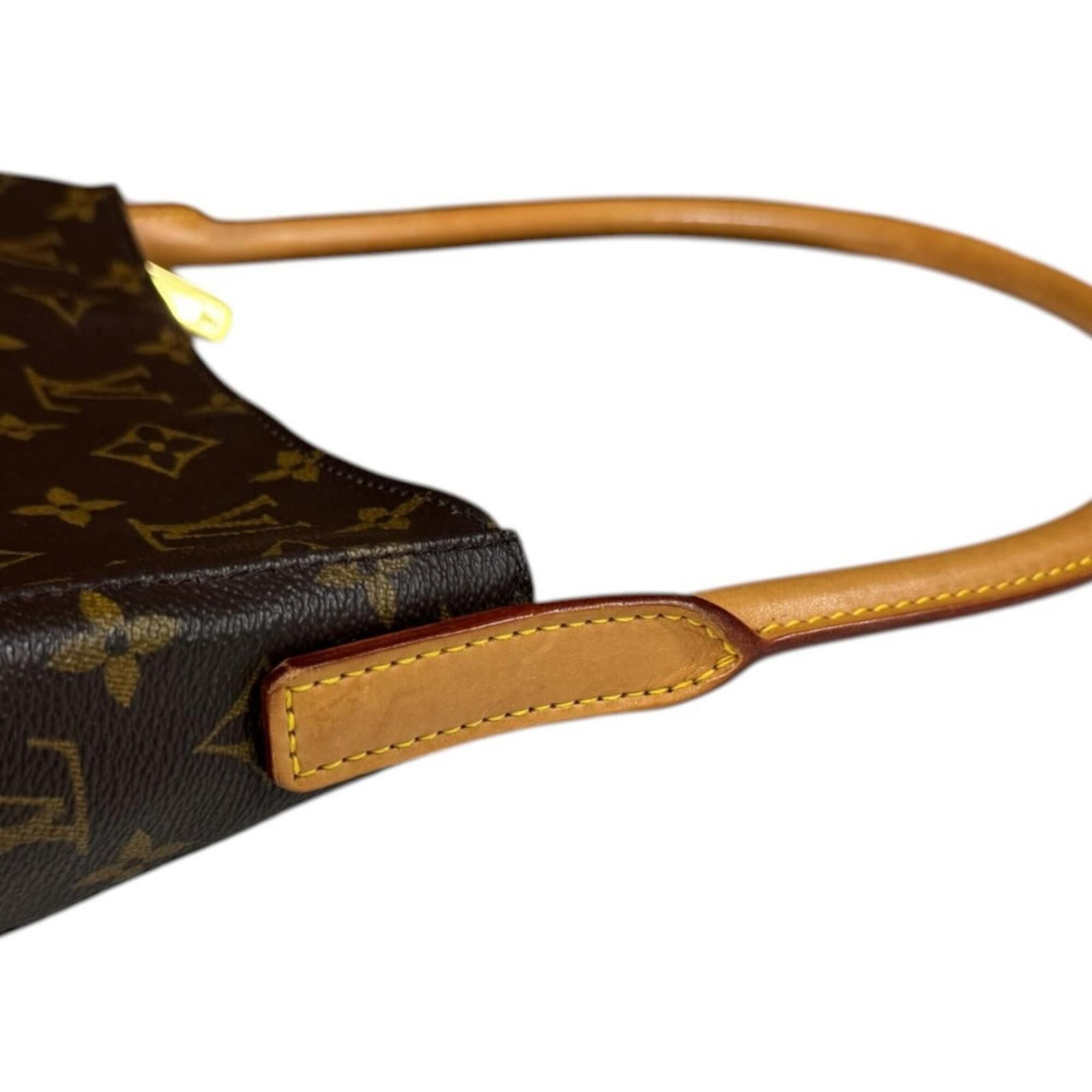Louis Vuitton Louis Vuitton Looping MM Monogram Shoulder Bag, Canvas M51146 Brown, Women's LOUIS VUITTON Size ONE SIZE - 12 Thumbnail