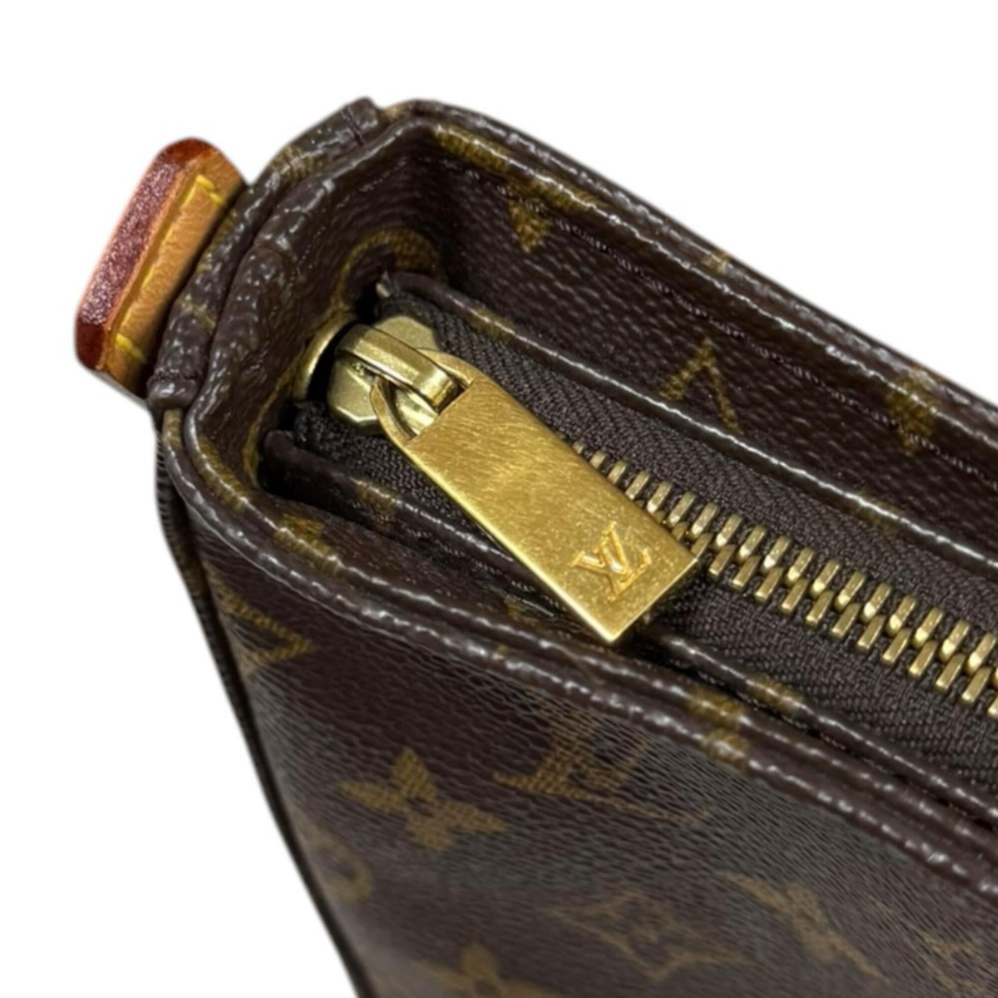 Louis Vuitton Louis Vuitton Looping MM Monogram Shoulder Bag, Canvas M51146 Brown, Women's LOUIS VUITTON Size ONE SIZE - 10 Thumbnail