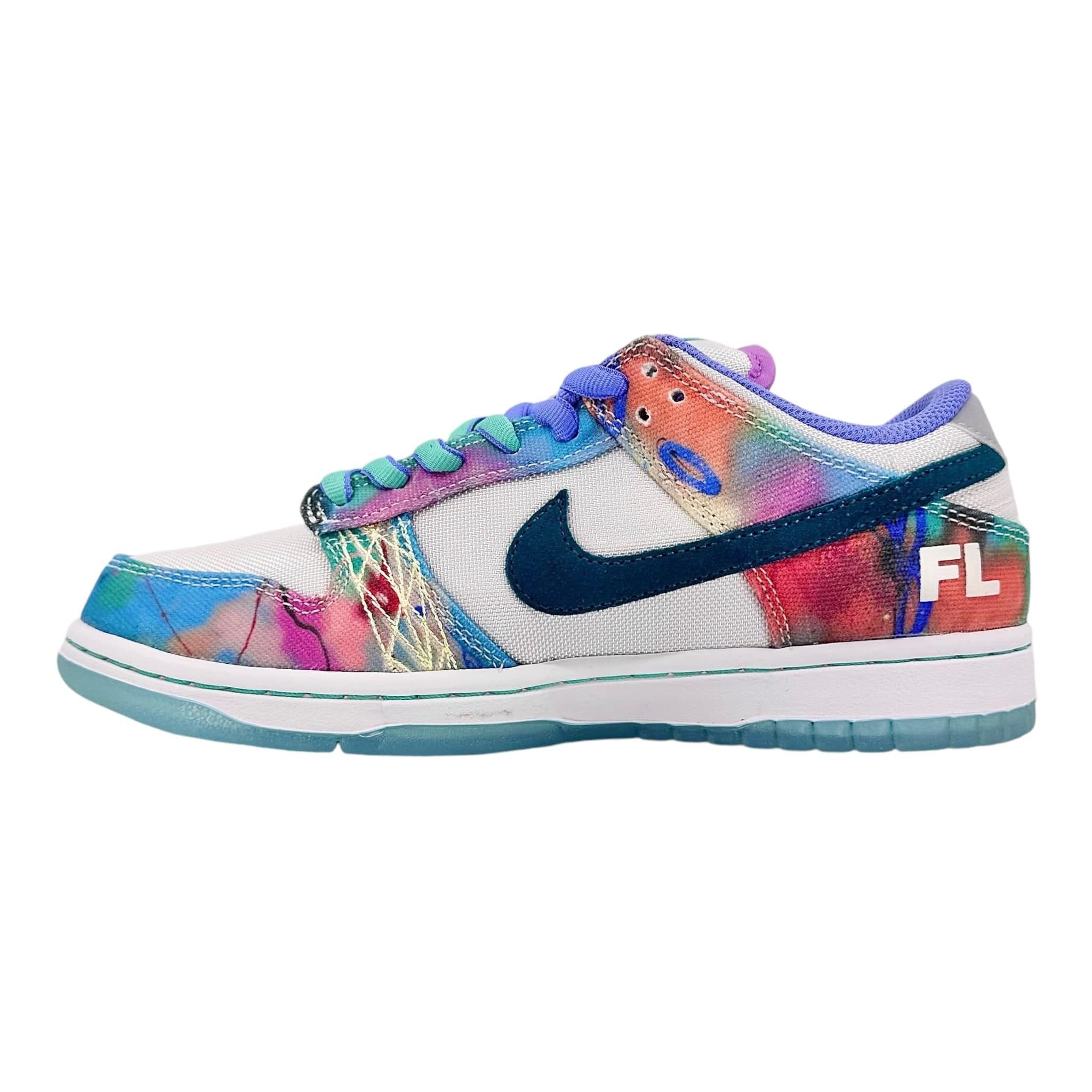 Nike SB Dunk Low Futura Laboratories Bleached Aqua Size US 12 / EU 45 - 3 Thumbnail