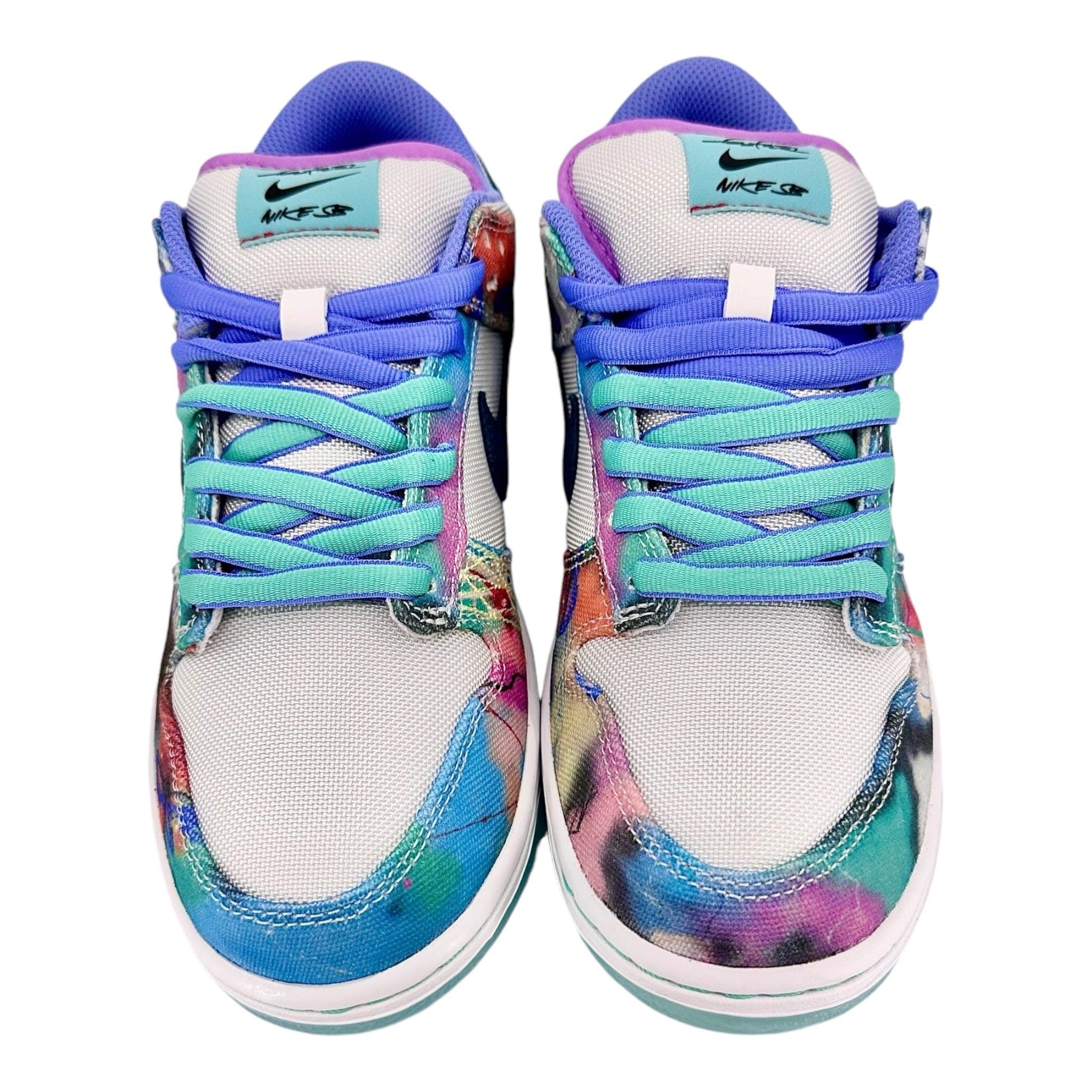 Nike SB Dunk Low Futura Laboratories Bleached Aqua Size US 12 / EU 45 - 5 Thumbnail