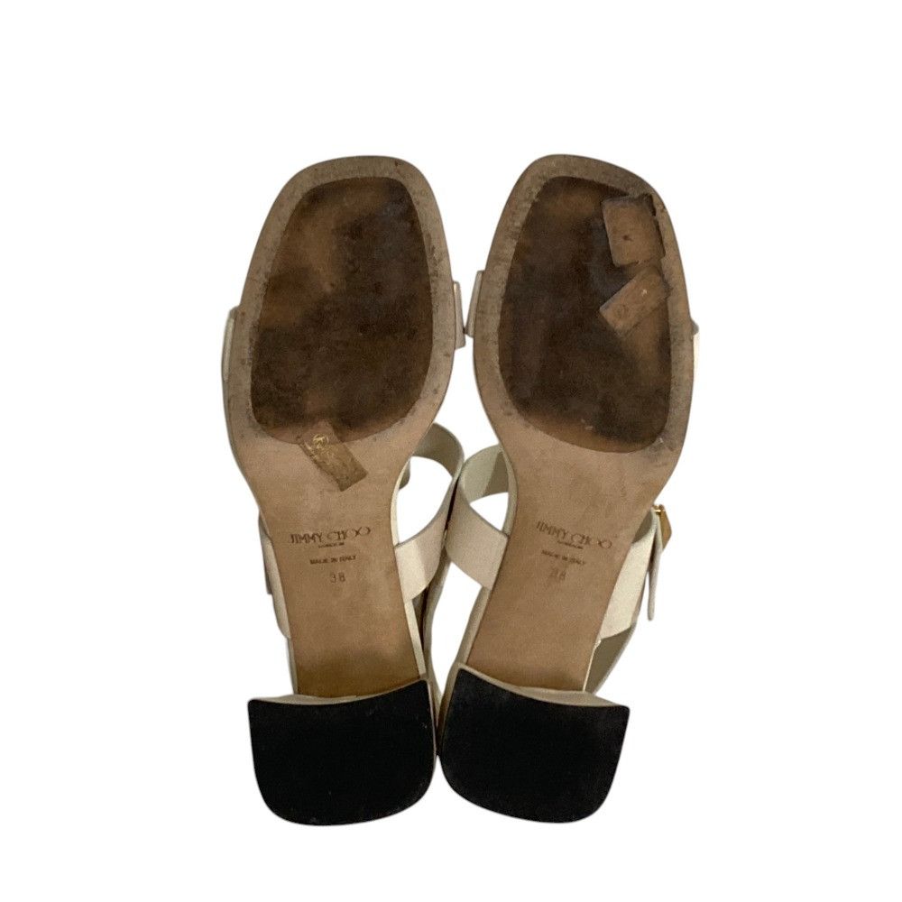Jimmy Choo Jimmy Choo Jimmy Choo Leather Square Toe Strap Sandals Leather Shoes DUTY FREE for USA Size ONE SIZE - 4 Thumbnail