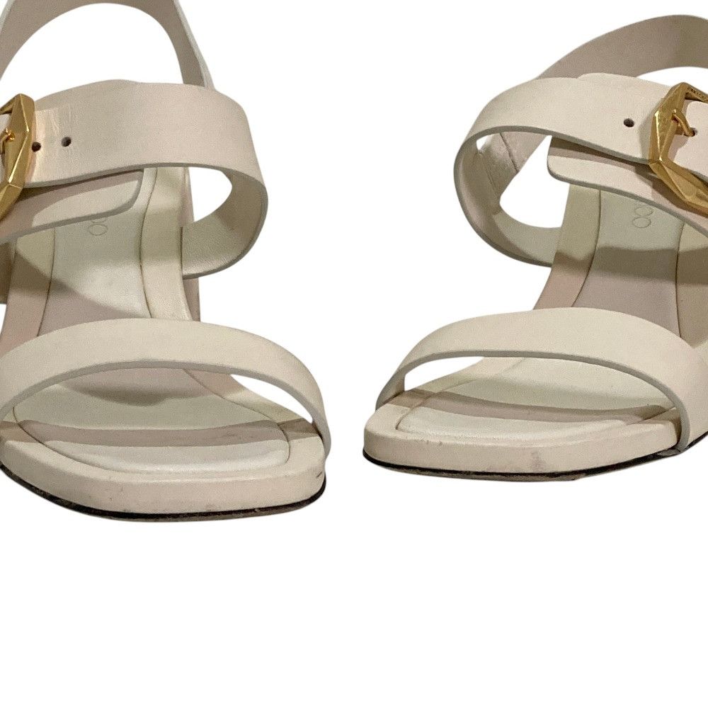 Jimmy Choo Jimmy Choo Jimmy Choo Leather Square Toe Strap Sandals Leather Shoes DUTY FREE for USA Size ONE SIZE - 6 Thumbnail