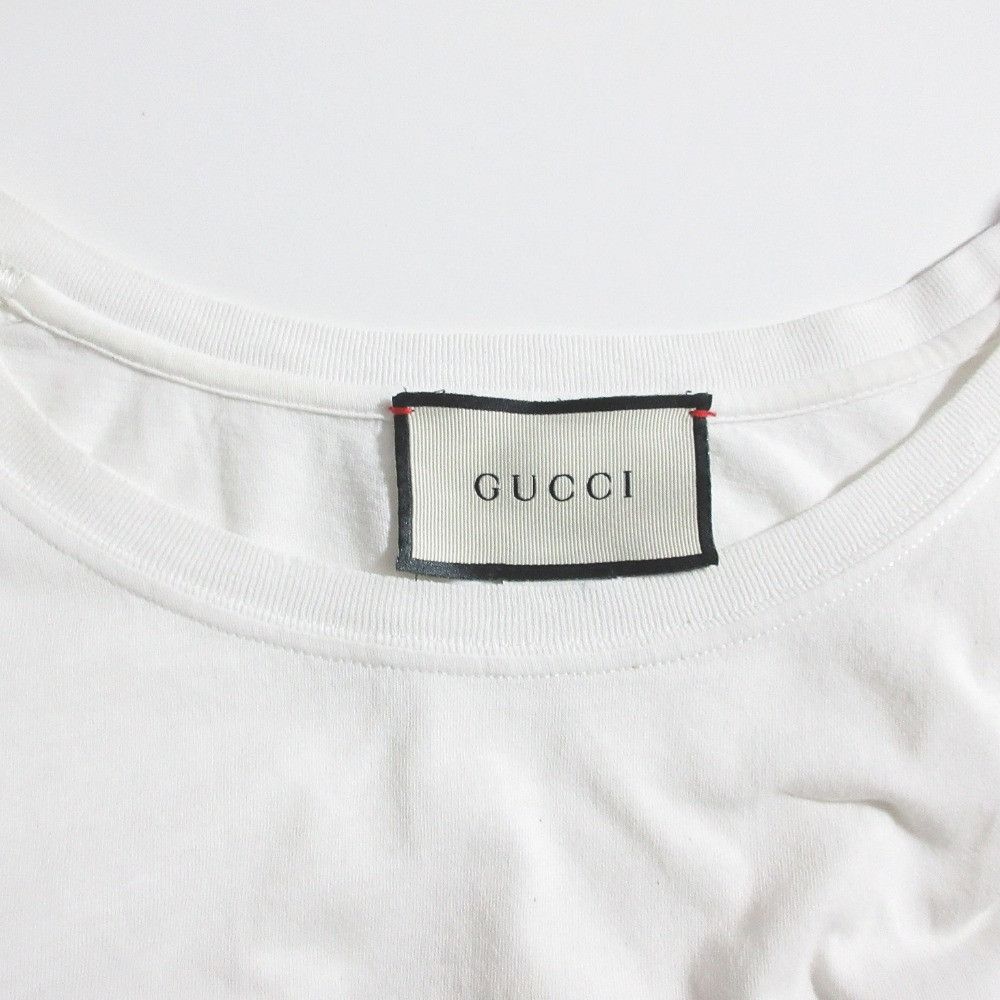 Gucci Gucci Gucci Classic Logo Cotton T Shirt Textile T-Shirts 440103 DUTY FREE for USA Size ONE SIZE - 9 Thumbnail
