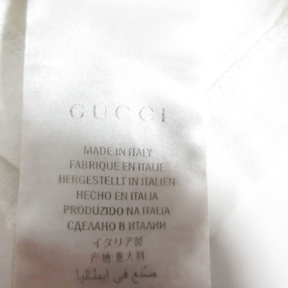 Gucci Gucci Gucci Classic Logo Cotton T Shirt Textile T-Shirts 440103 DUTY FREE for USA Size ONE SIZE - 6 Thumbnail