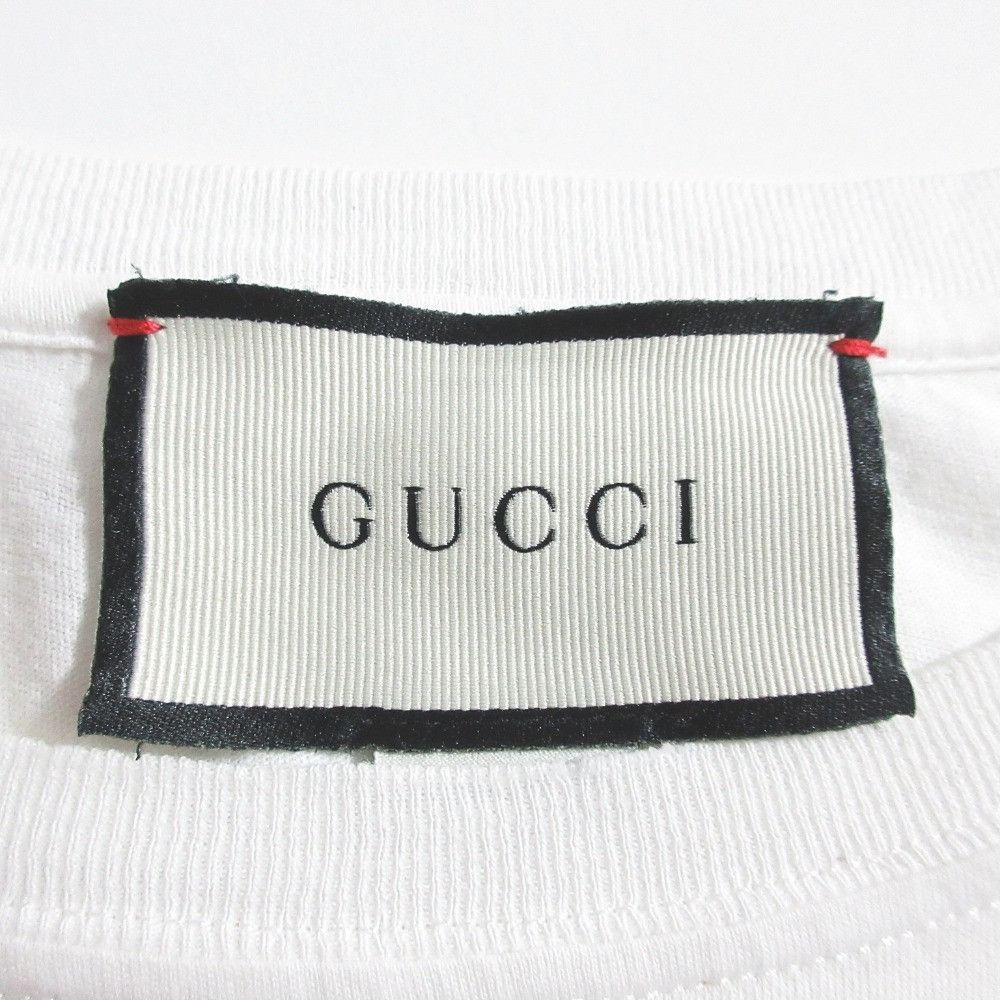 Gucci Gucci Gucci Classic Logo Cotton T Shirt Textile T-Shirts 440103 DUTY FREE for USA Size ONE SIZE - 4 Thumbnail