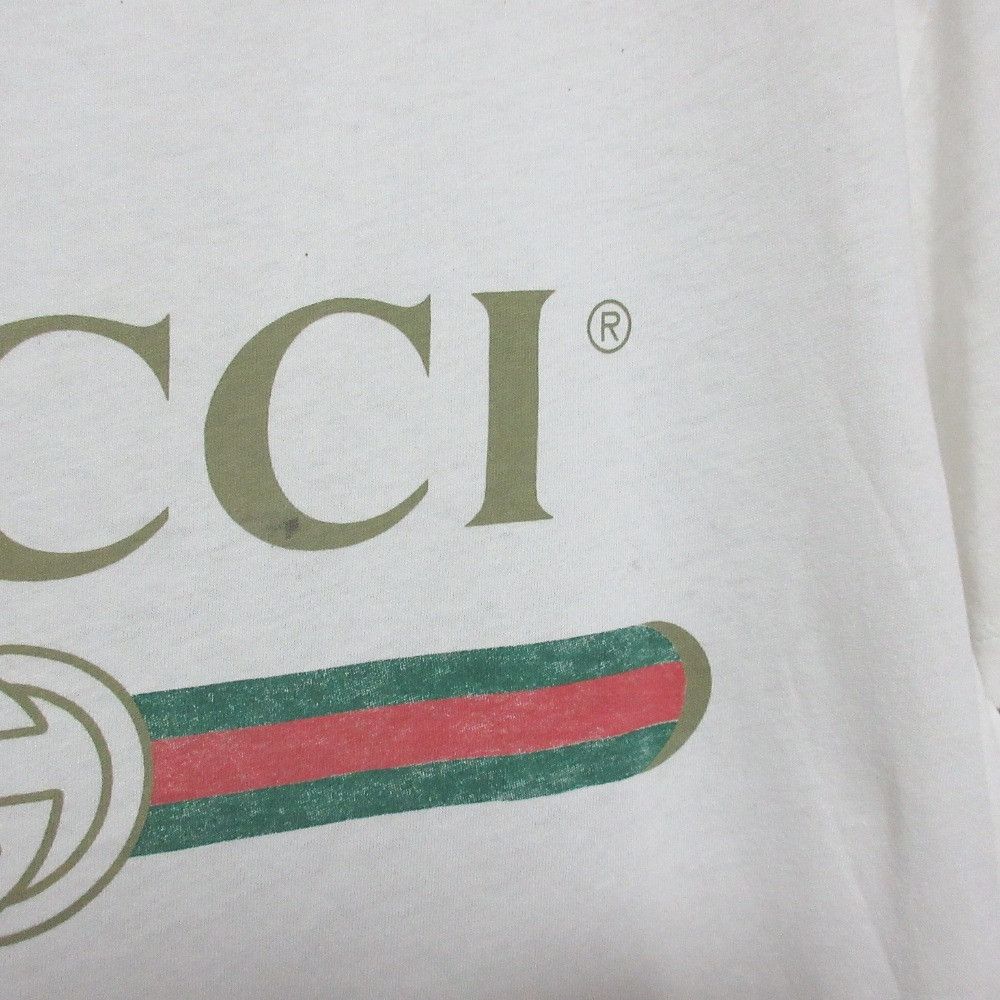 Gucci Gucci Gucci Classic Logo Cotton T Shirt Textile T-Shirts 440103 DUTY FREE for USA Size ONE SIZE - 12 Thumbnail