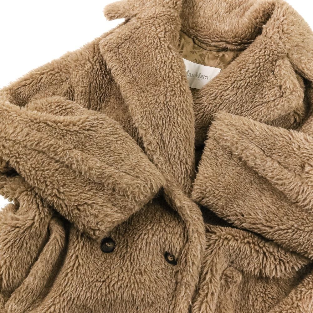 Max Mara Max Mara Max Mara NUEVO Alpaca Cashmere Teddy Coat Textile Outerwear 23101602336 DUTY FREE for USA Size ONE SIZE - 7 Thumbnail