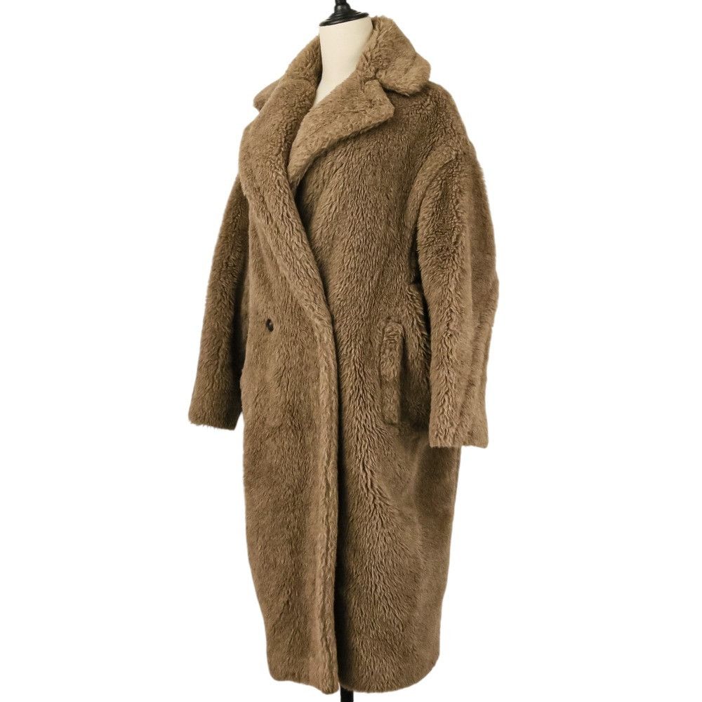 Max Mara Max Mara Max Mara NUEVO Alpaca Cashmere Teddy Coat Textile Outerwear 23101602336 DUTY FREE for USA Size ONE SIZE - 2 Thumbnail