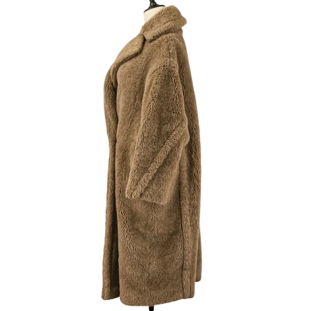 Max Mara Max Mara Max Mara NUEVO Alpaca Cashmere Teddy Coat Textile Outerwear 23101602336 DUTY FREE for USA Size ONE SIZE - 3 Thumbnail