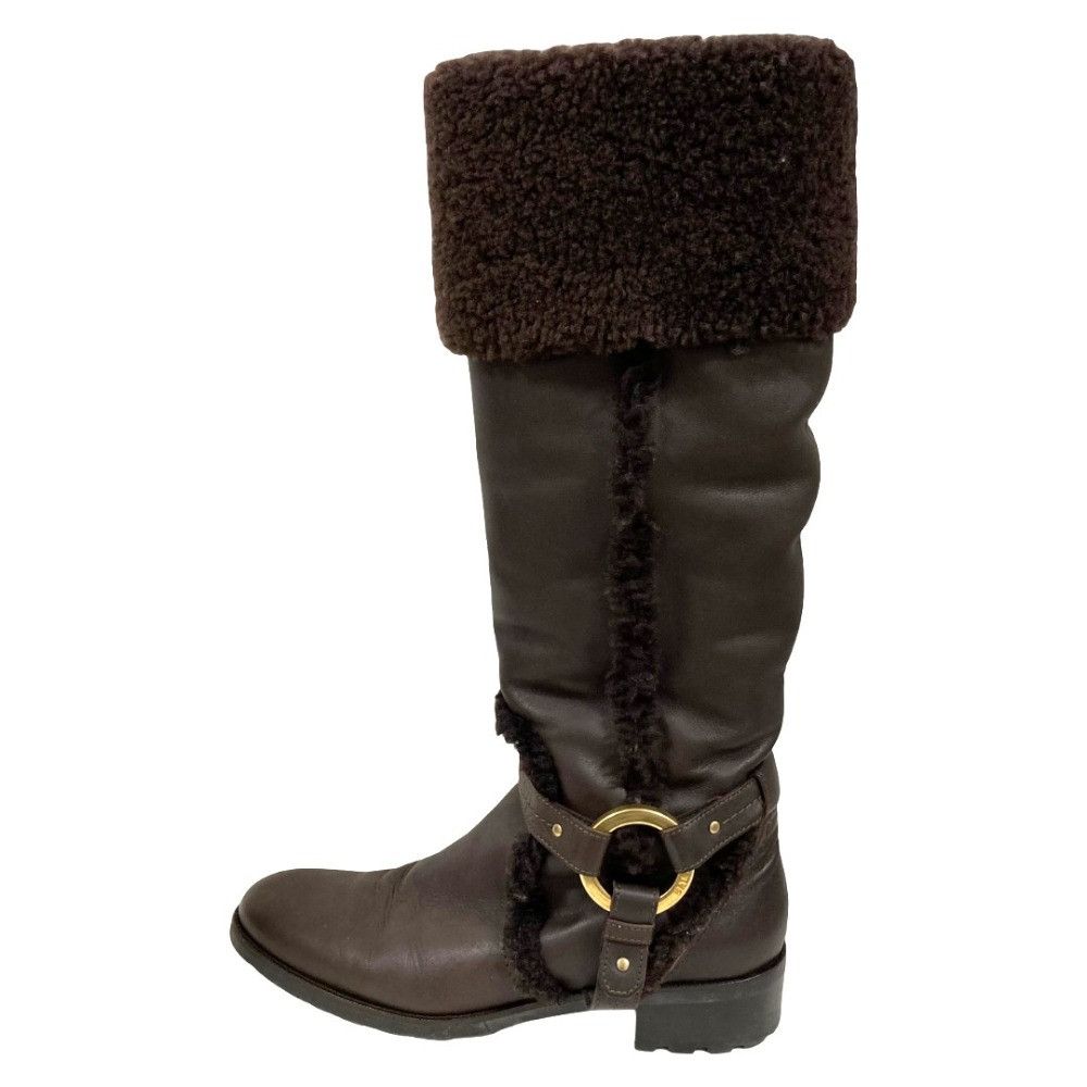 Bally Bally Bally Leather Long Boots Leather Shoes DUTY FREE for USA Size ONE SIZE - 2 Thumbnail