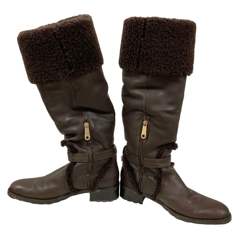 Bally Bally Bally Leather Long Boots Leather Shoes DUTY FREE for USA Size ONE SIZE - 5 Thumbnail