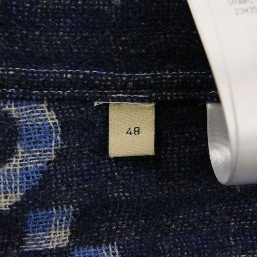 Gucci Gucci Gucci Jumbo GG Wool Check Shirt Textile Dress Shirt 770438 DUTY FREE for USA Size ONE SIZE - 11 Thumbnail