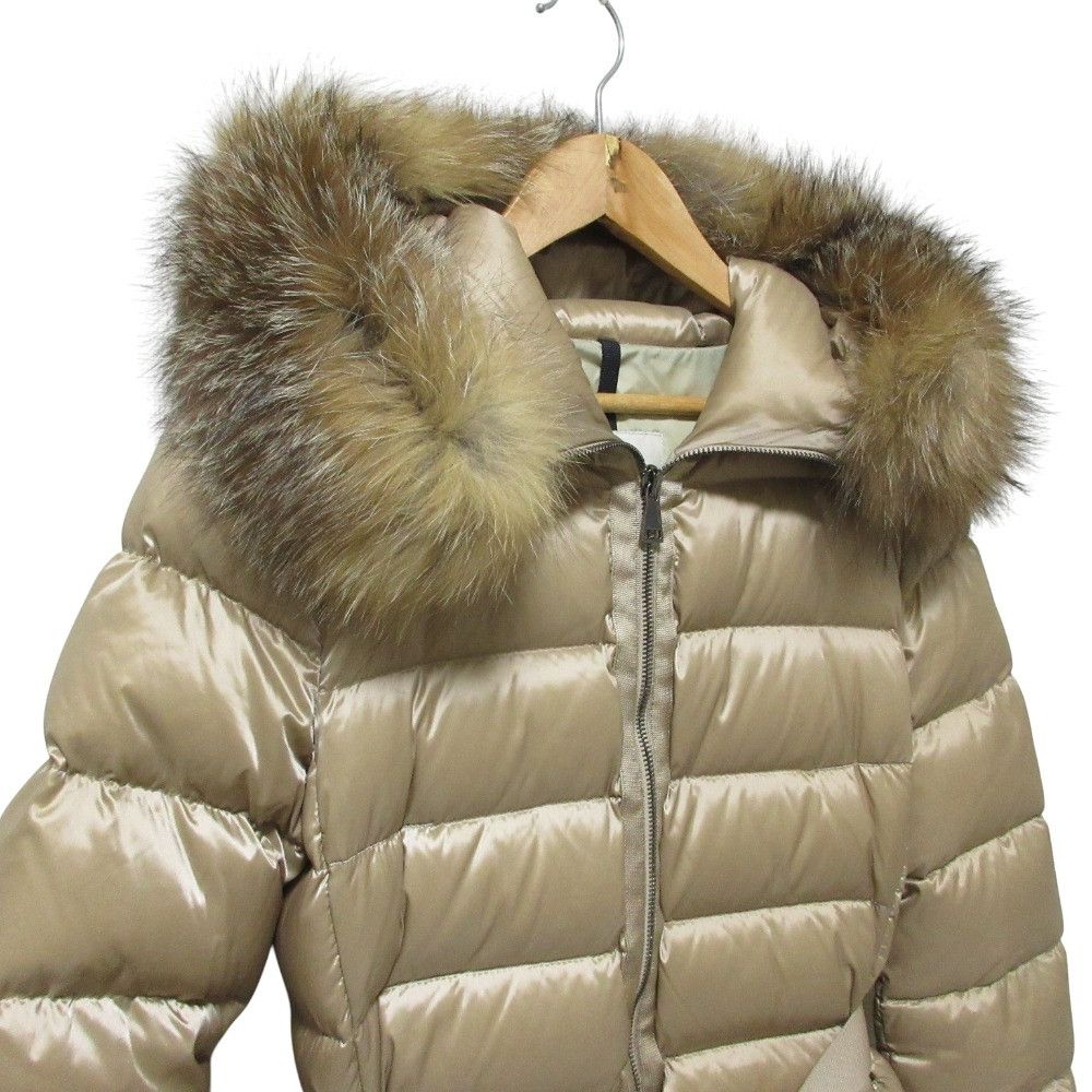 Moncler Moncler Moncler Tinuviel Blue Frost Fox Fur Down Coat Fur Outerwear DUTY FREE for USA Size ONE SIZE - 4 Thumbnail