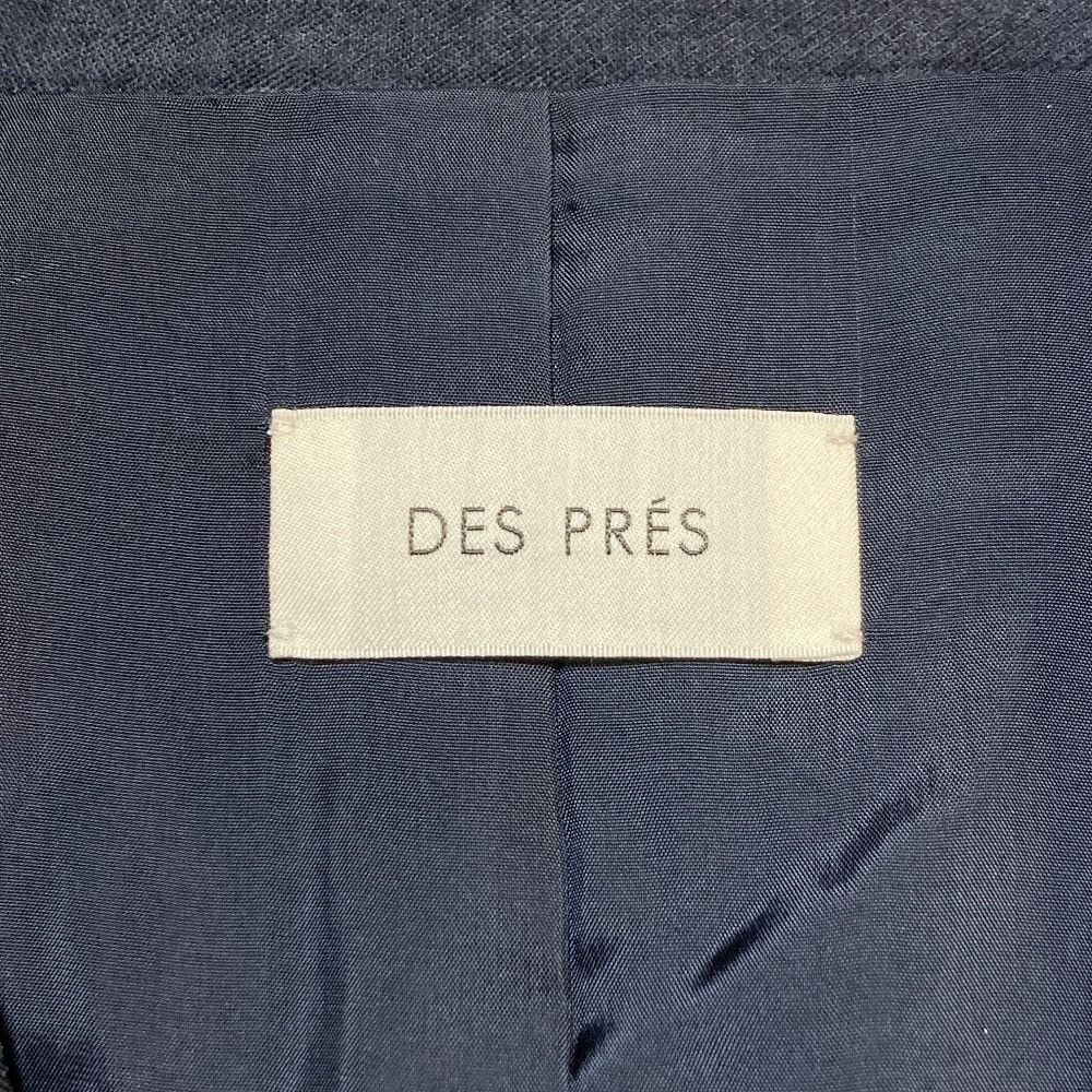 Other Other DES PRES Cotton Rayon Velvet Collarless Jacket Textile Outerwear 22-07-34-07205 DUTY FREE for USA Size ONE SIZE - 4 Thumbnail