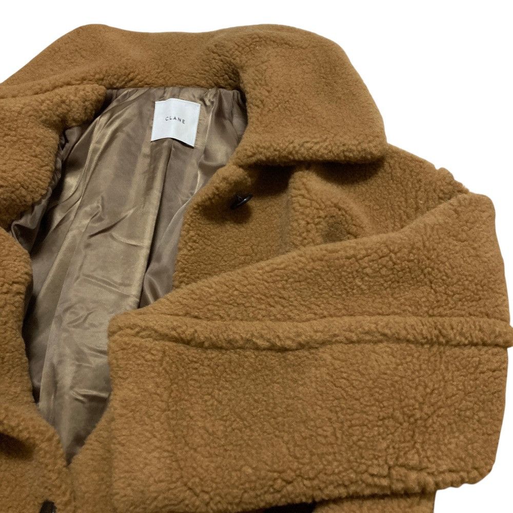 Other Other CLANE Shearling Oversized Flared Coat Textile Outerwear DUTY FREE for USA Size ONE SIZE - 3 Thumbnail