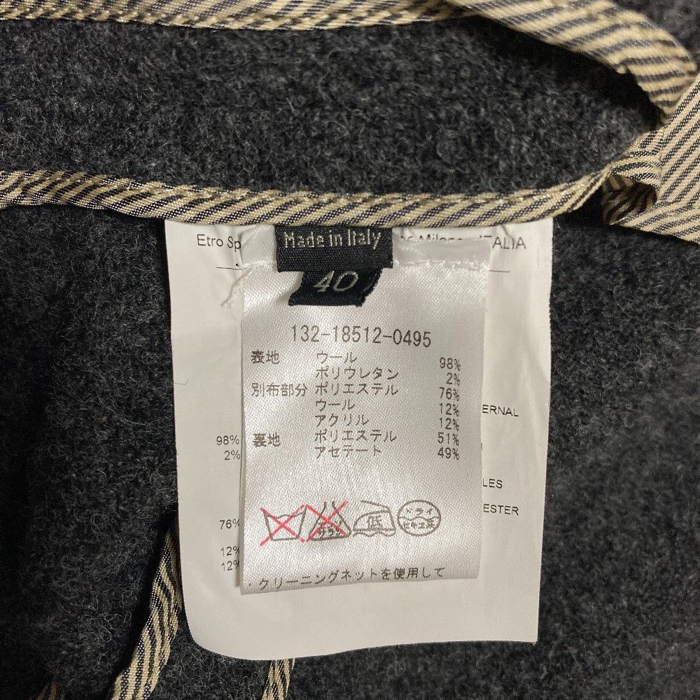 Etro Etro ETRO Wool Jacket Textile Outerwear DUTY FREE for USA Size ONE SIZE - 6 Thumbnail
