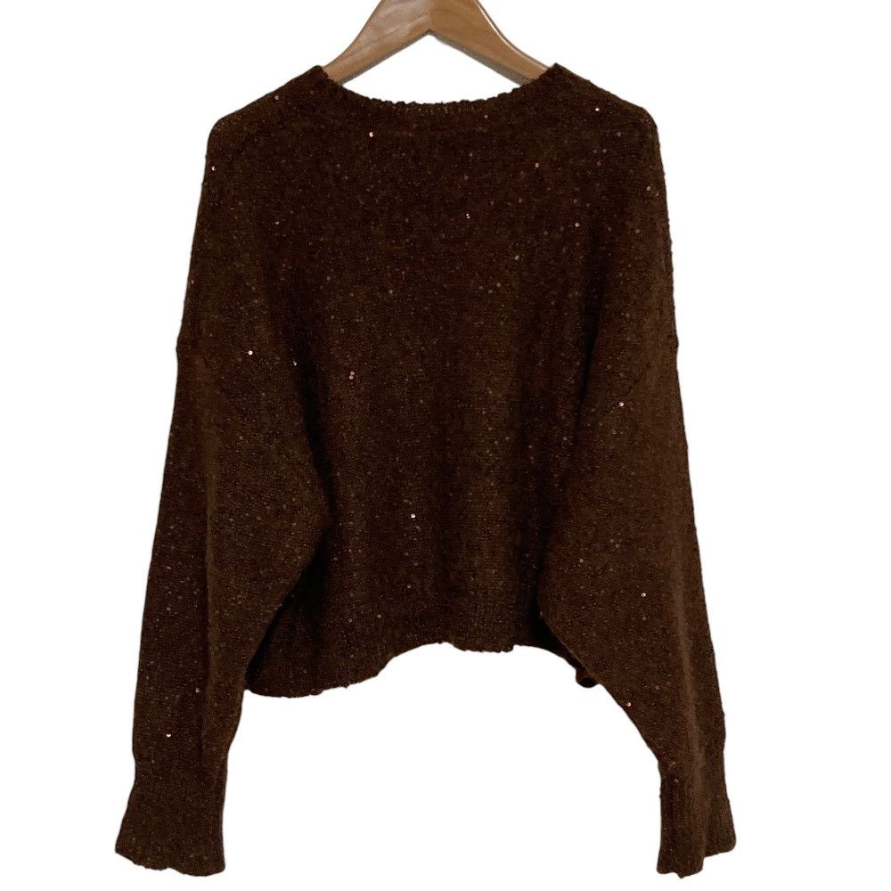 Other Other Curensology Sequin Short Knit Textile Tops DUTY FREE for USA Size ONE SIZE - 2 Thumbnail