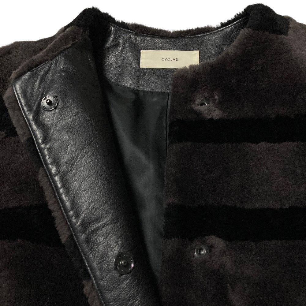 Other Other CYCLAS Shearling Long Coat Fur Outerwear DUTY FREE for USA Size ONE SIZE - 5 Thumbnail